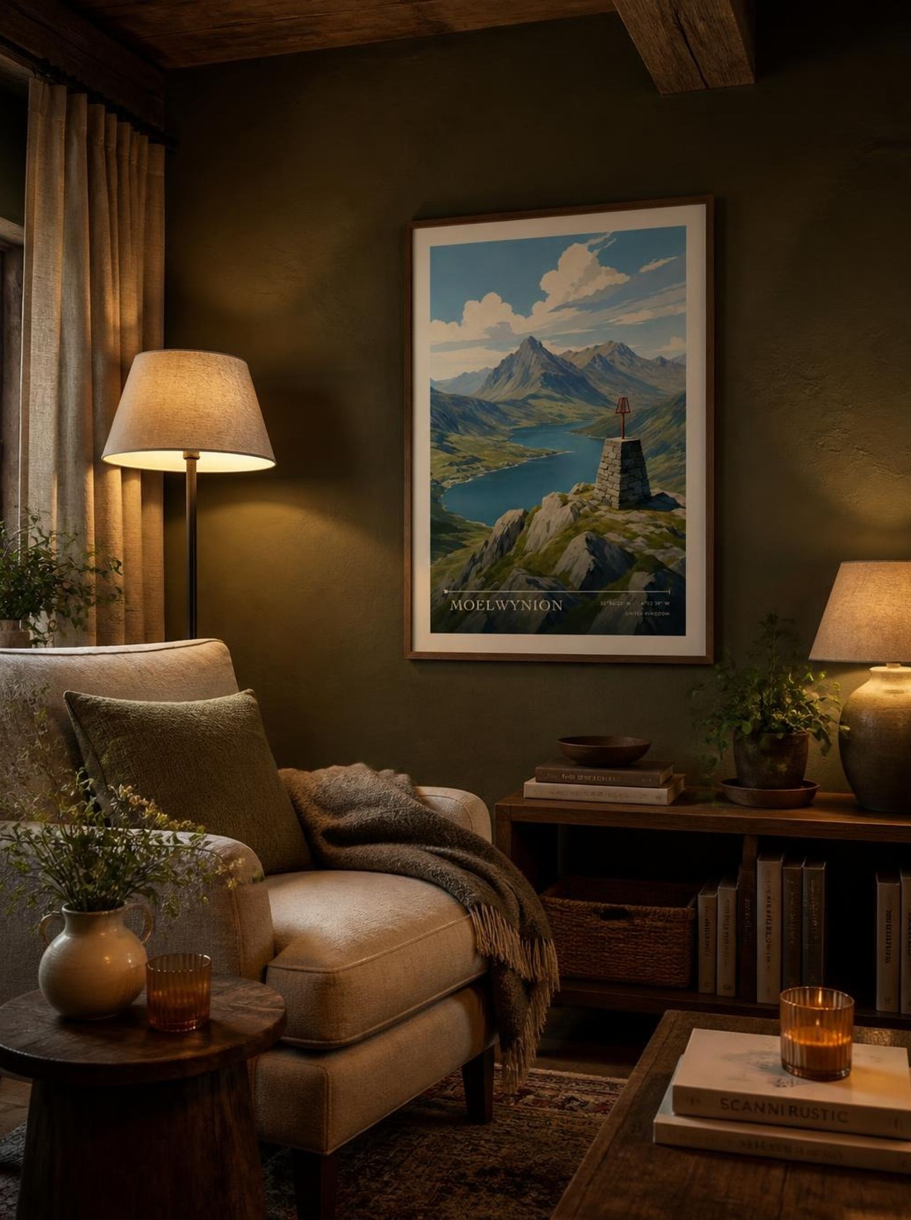 Moelwynion United Kingdom Travel Poster - Lifestyle