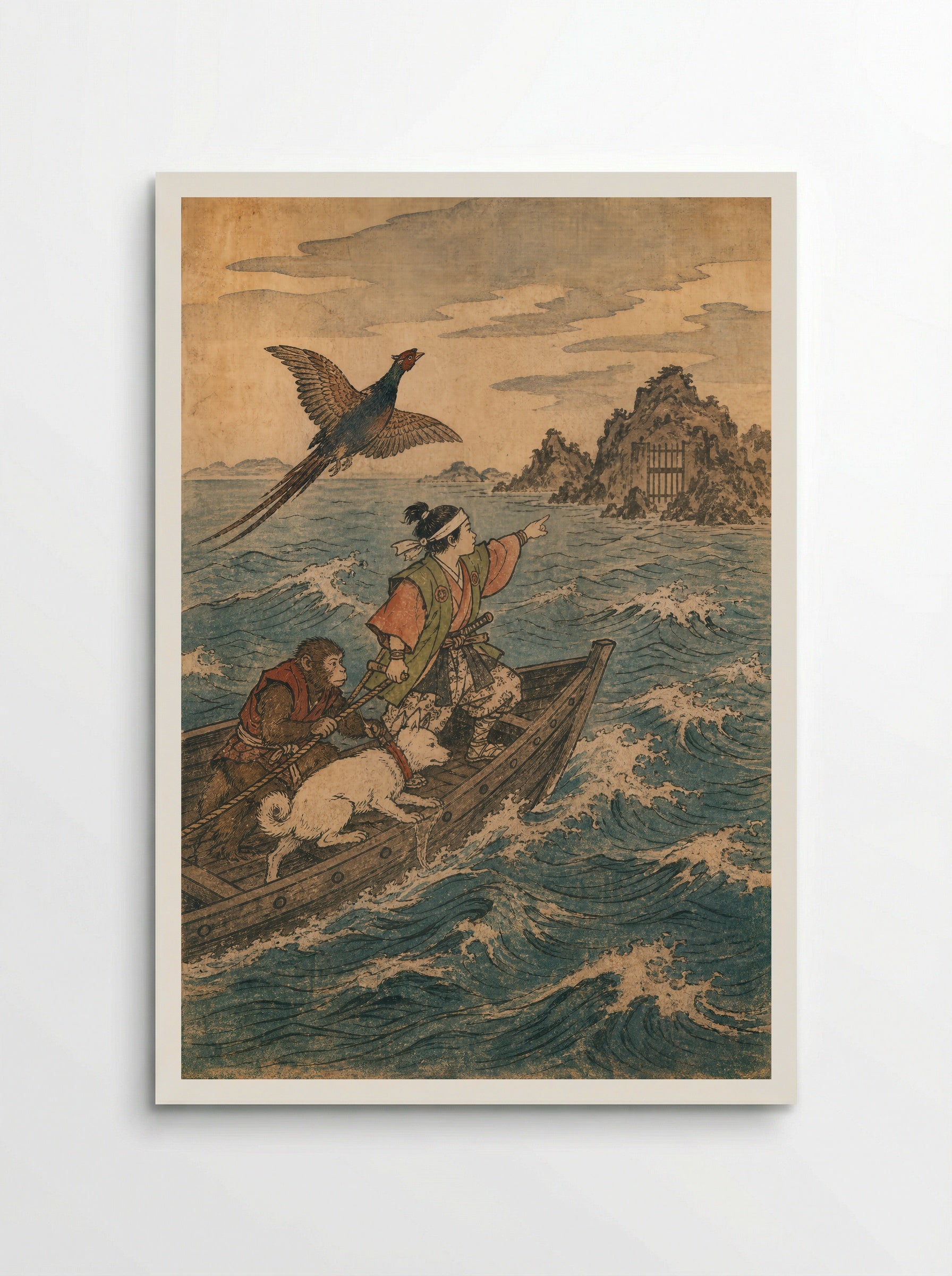 Momotaro and Oni Island: Across to Onigashima - Poster