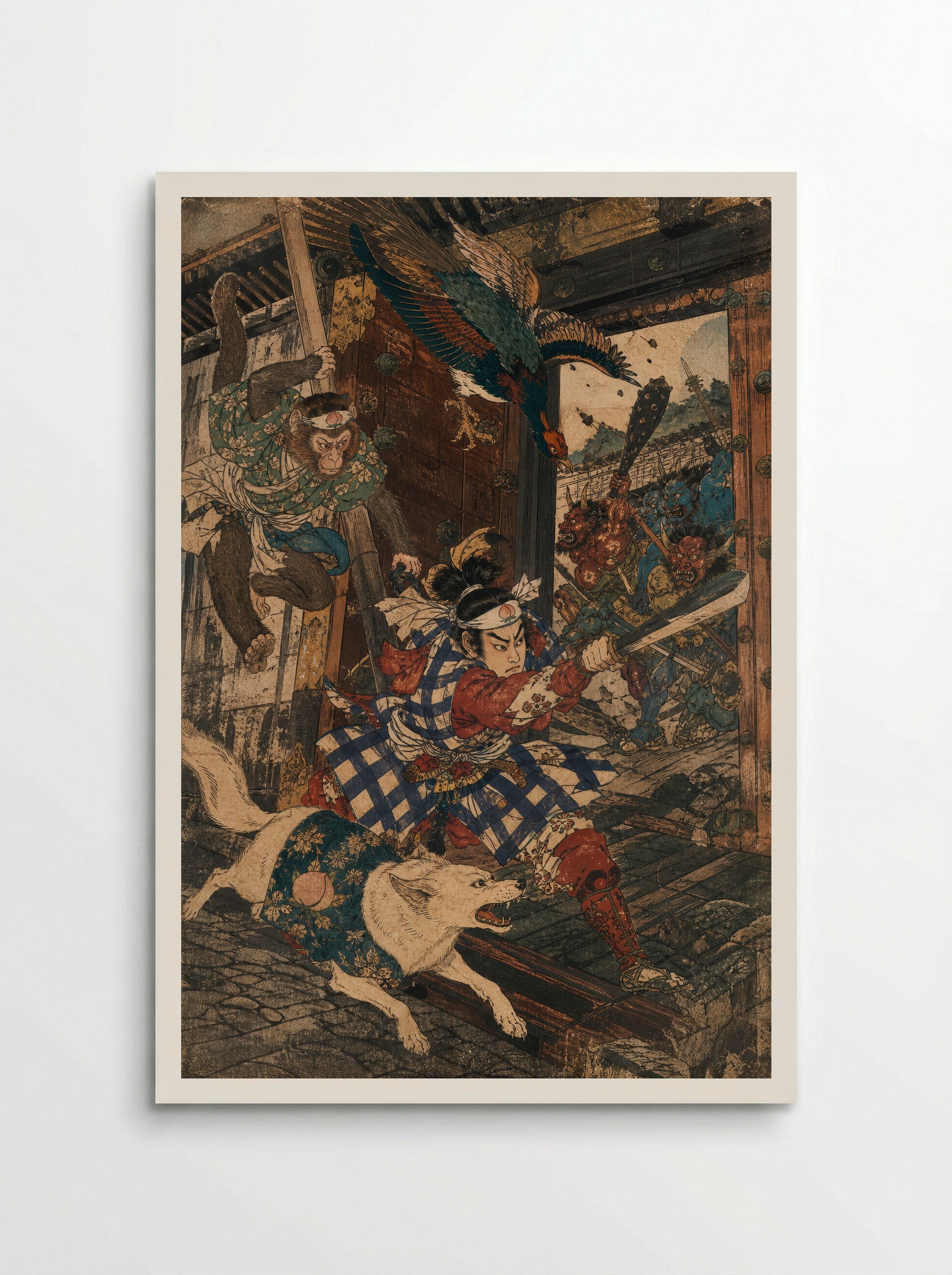 Momotaro and Oni Island: The Gate Gives Way - Poster