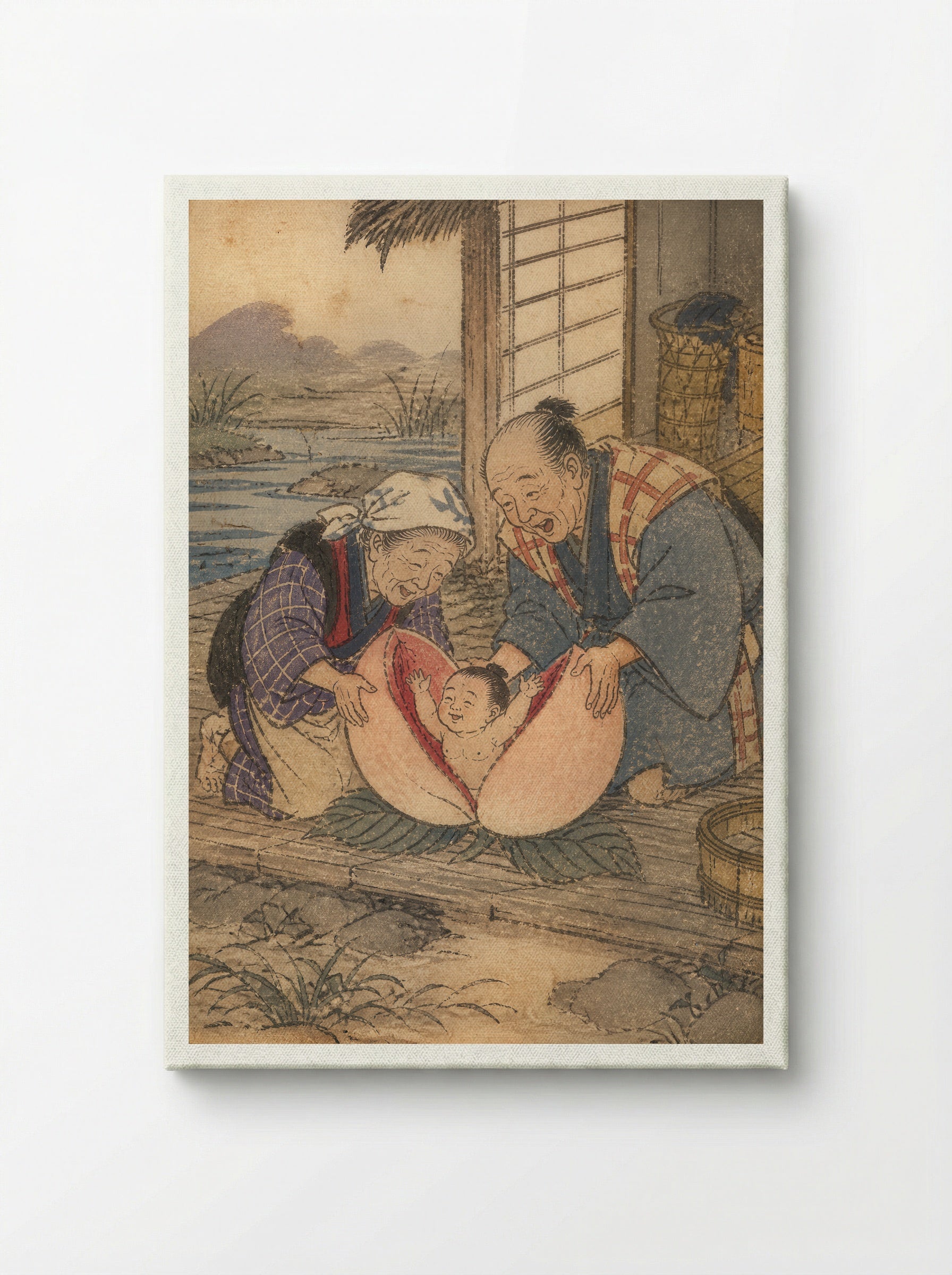 Momotaro and Oni Island: The Peach Opens - Canvas