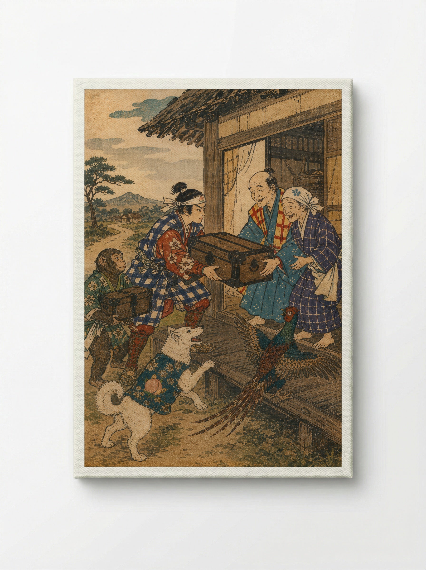 Momotaro and Oni Island: The Treasures Come Home - Canvas