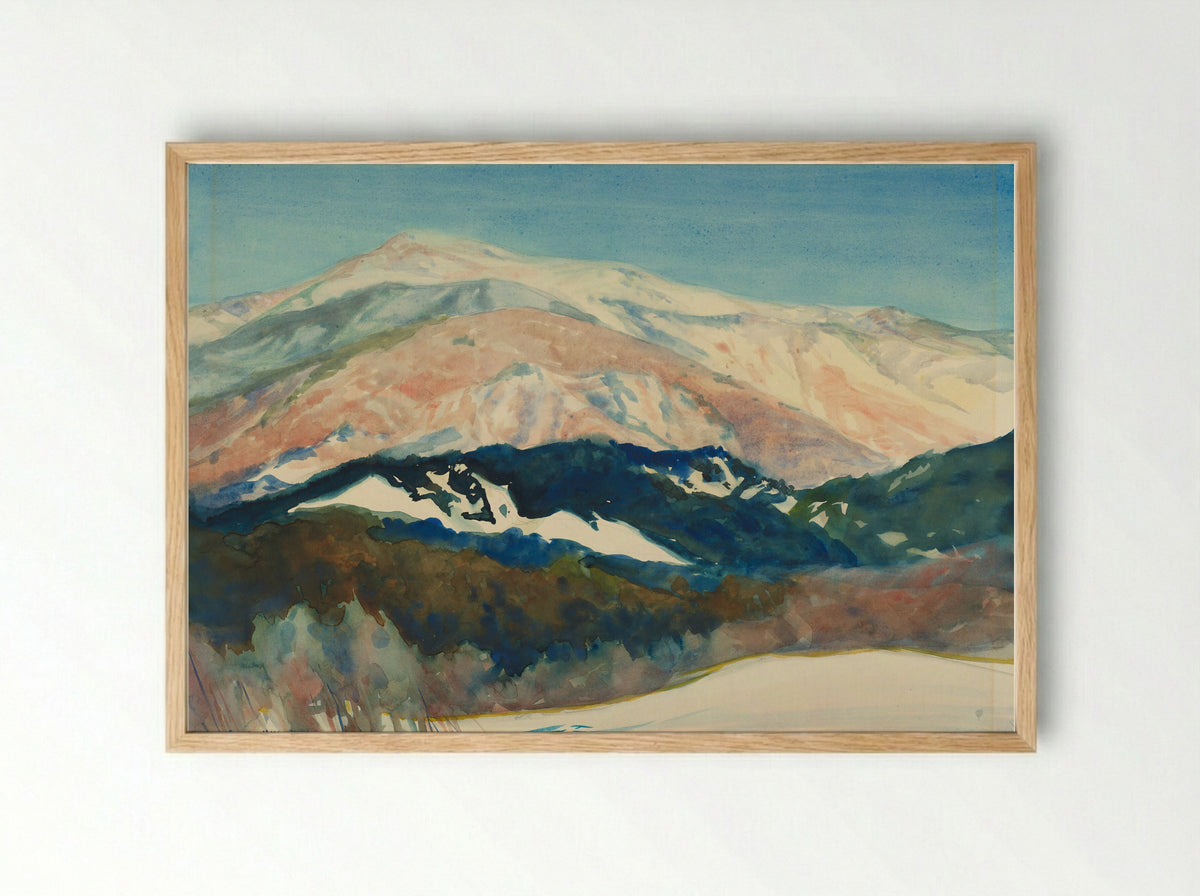 Monadnock - Charles Herbert Woodbury - Framed Print Wood