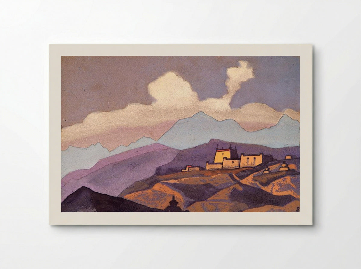 Monastery, Tsang, Tibet - Nicholas Roerich - Poster