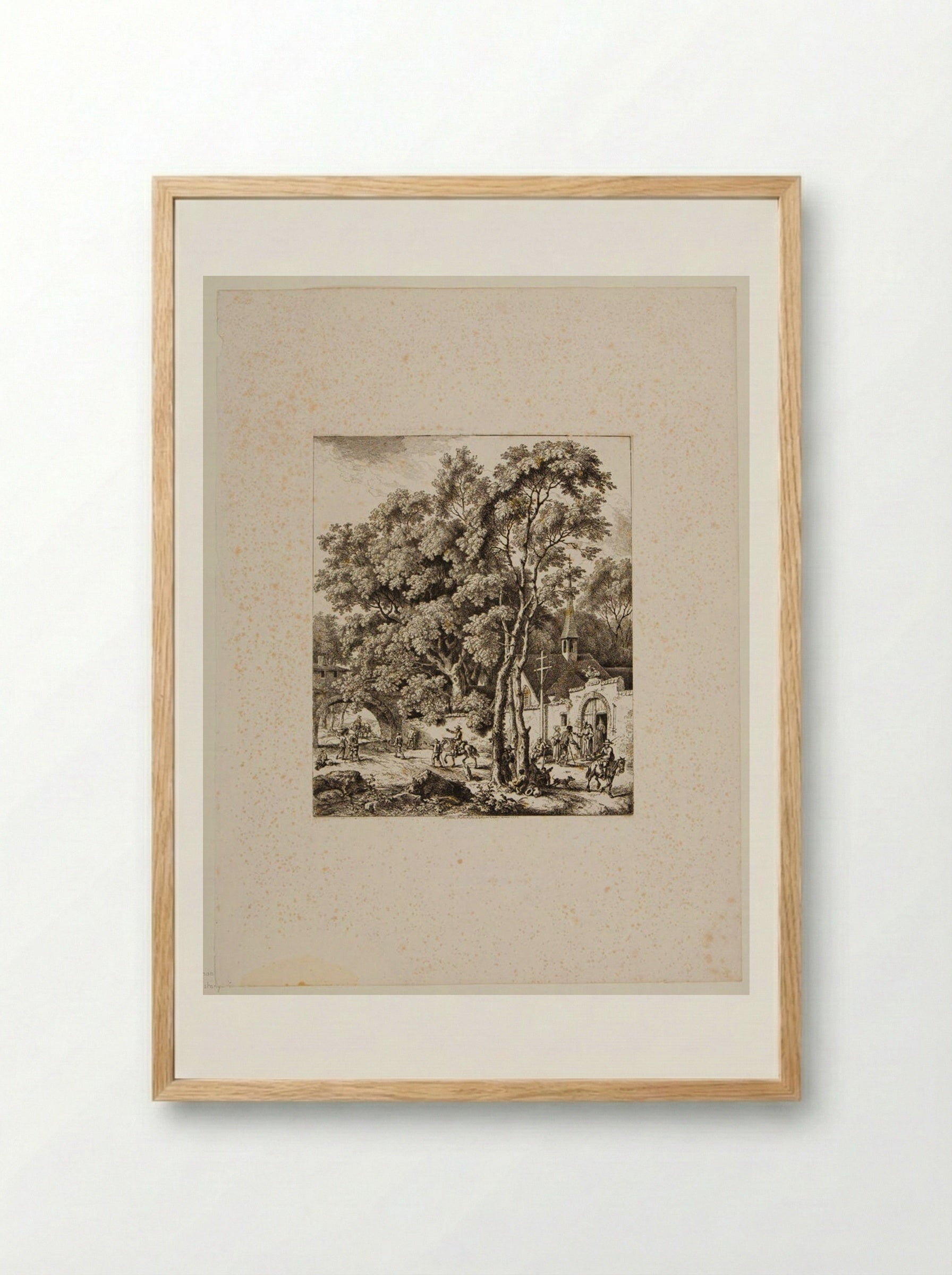 Monastery - Ferdinand Kobell - Framed Print Wood