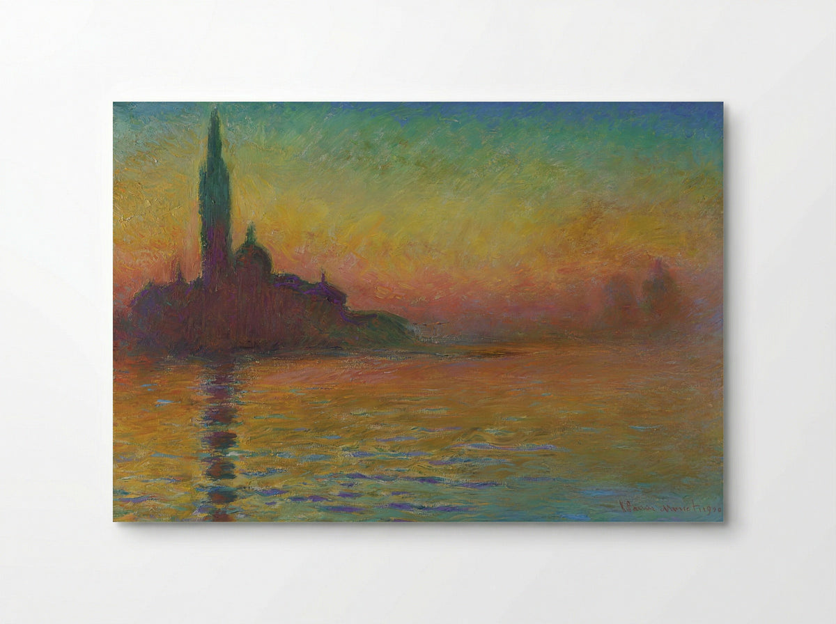 San Giorgio Maggiore at Dusk - Claude Monet - Poster [HQ c971adb8bf97]