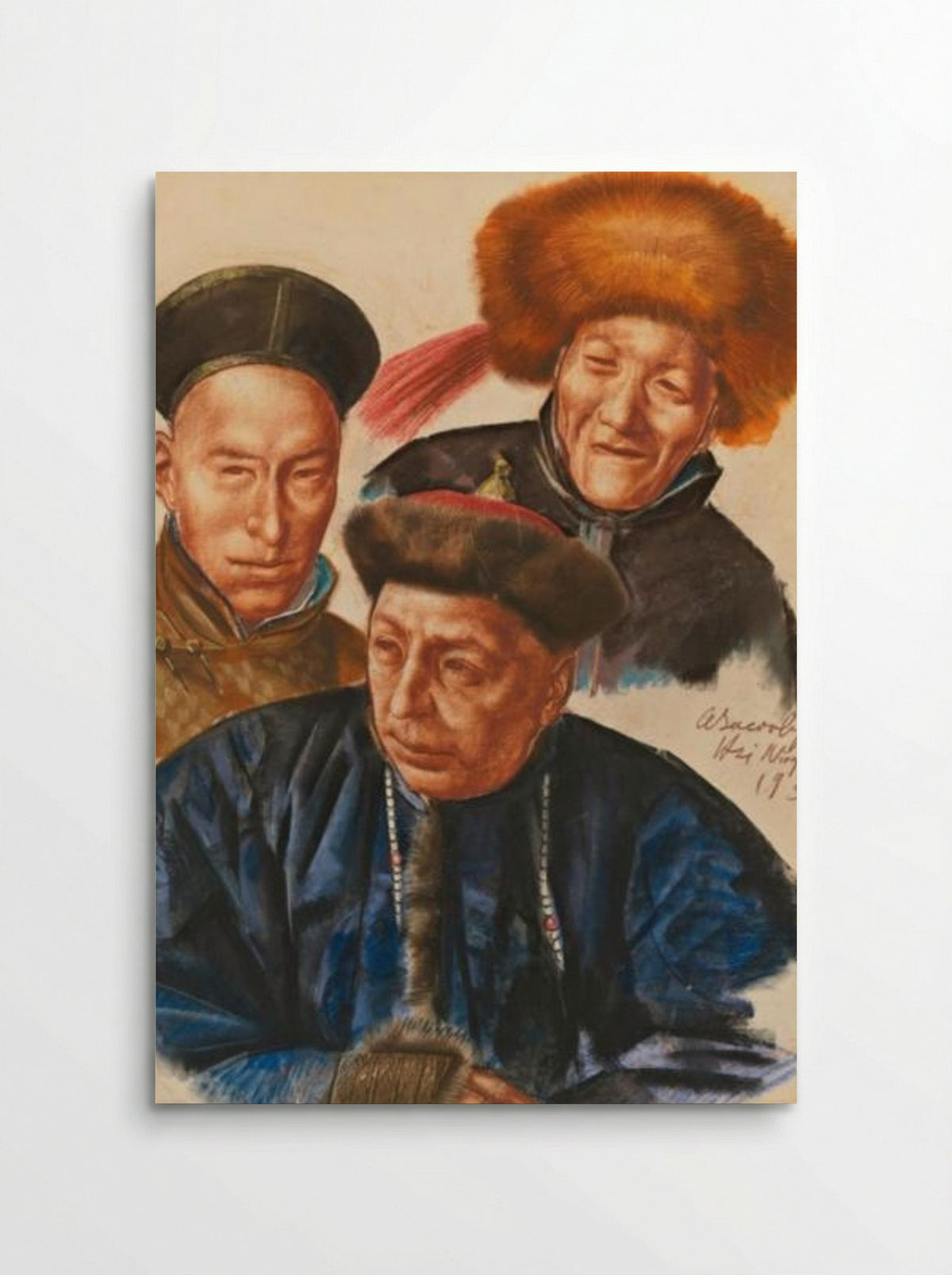 Mongolian Chiefs - Alexandre Jacovleff - Poster