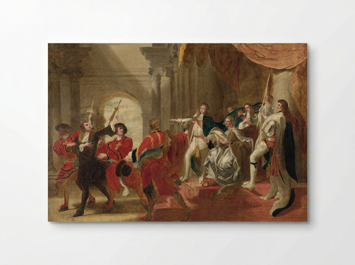 Monmouth before James II - John Singleton Copley - Poster