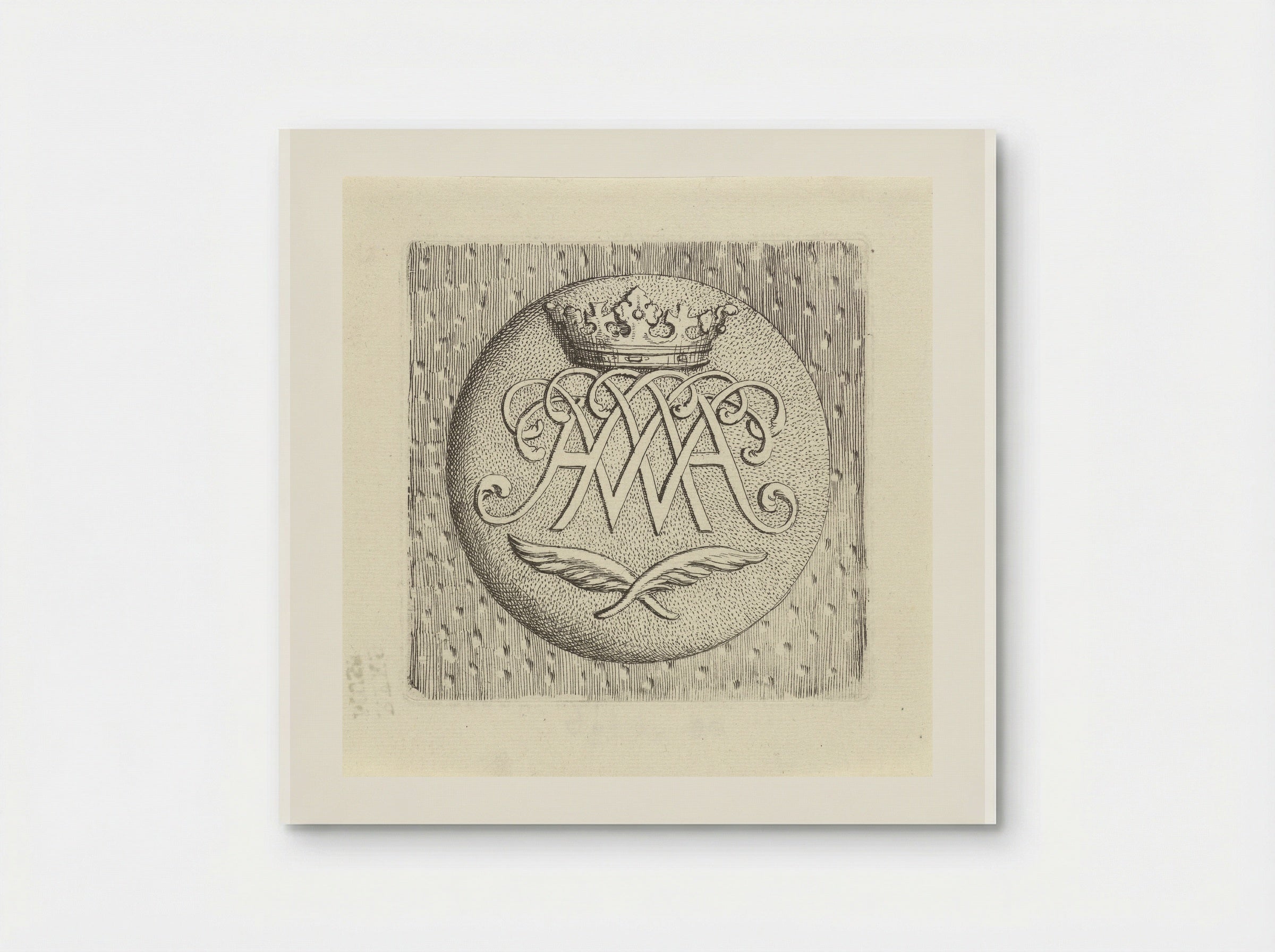Monogram of William III - Gerard de Lairesse - Poster