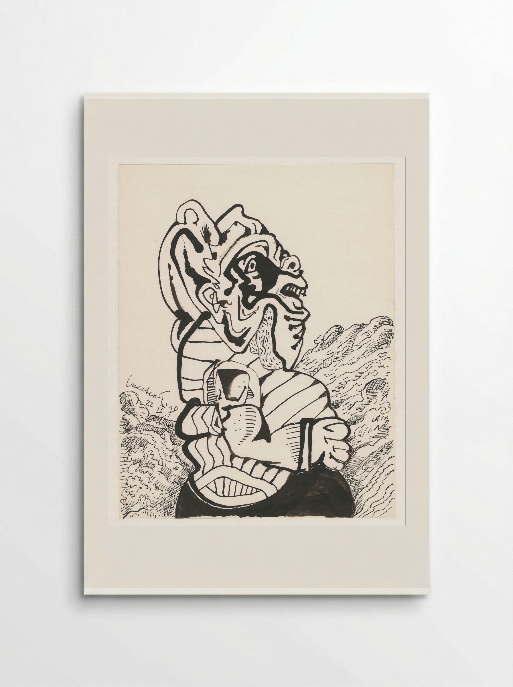 Monsterlijke figuur - Lucebert - Poster
