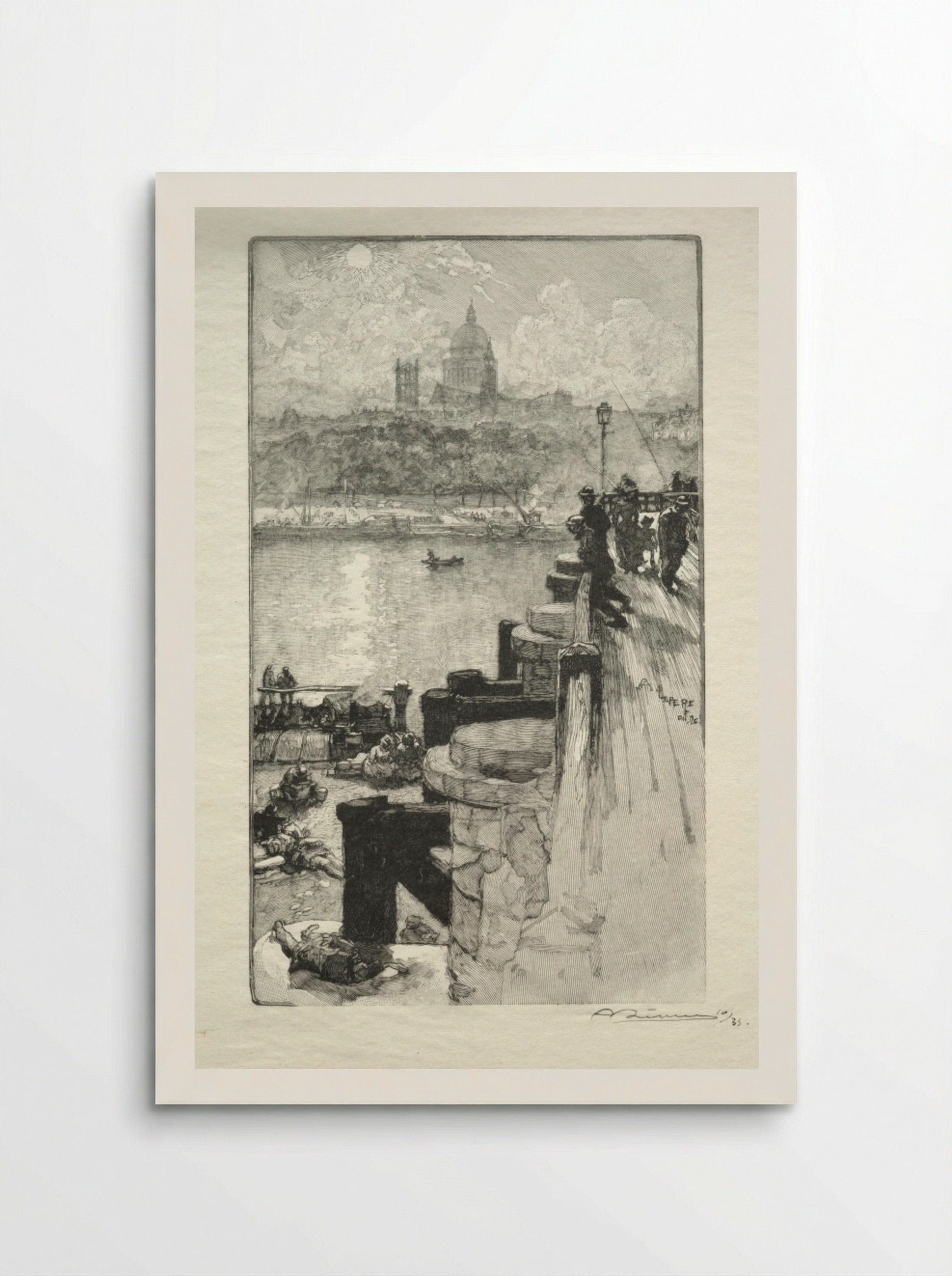 Montagne Ste. Genevieve - Auguste Louis Lepère - Poster