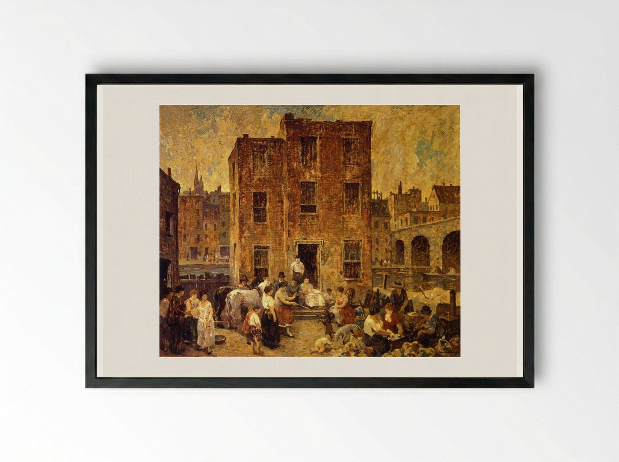 Montebanks and Thieves - Robert Spencer - Framed Print Black