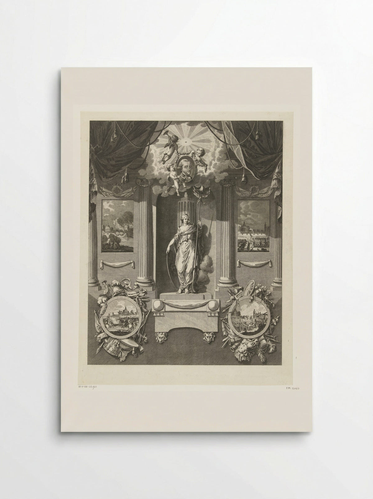Monument voor Carel van Boetzelaer - Cornelis Brouwer - Poster