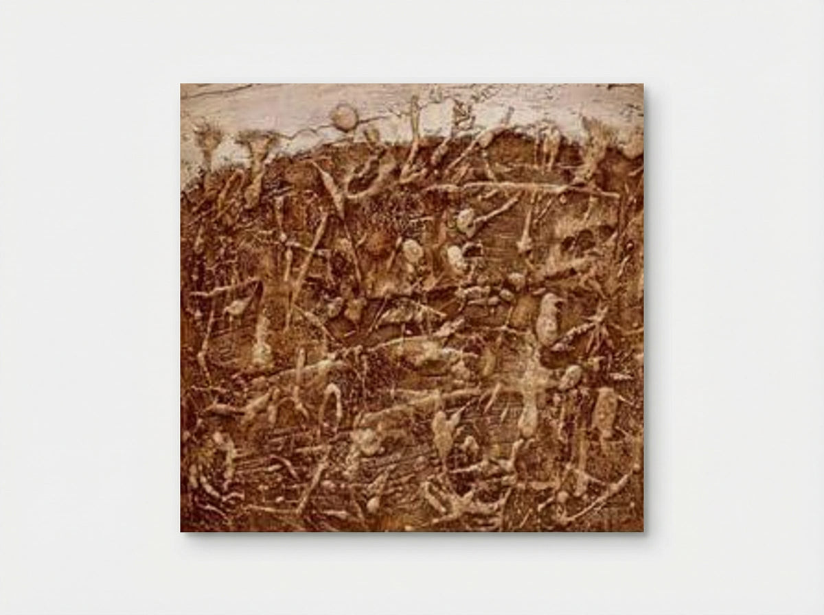 Moonrise in ghosts - Jean Dubuffet - Poster