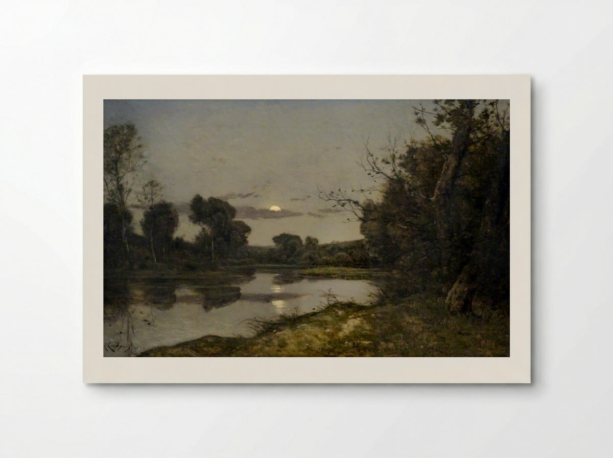 Moonrise - Henri-Joseph Harpignies - Poster