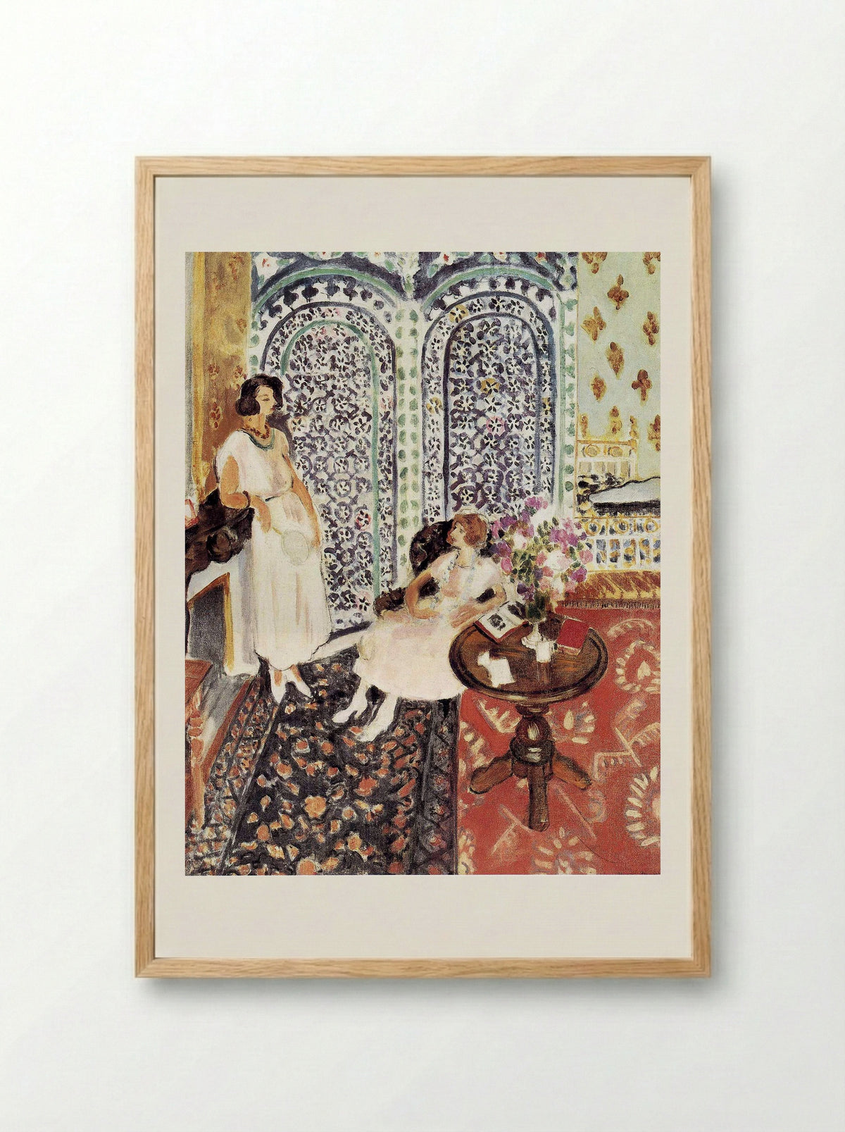 Moorish Screen - Henri Matisse - Framed Print Wood