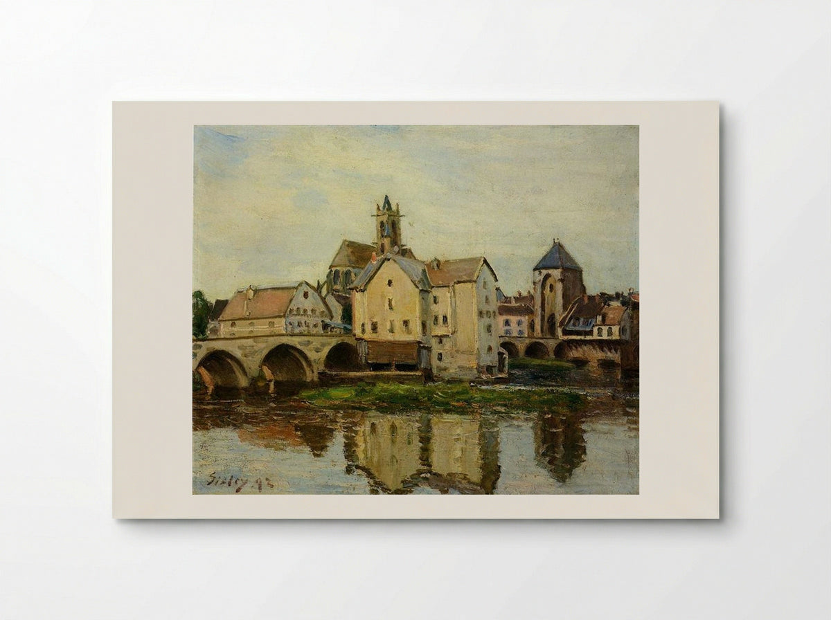 Moret-sur-Loing, Morning - Alfred Sisley - Poster