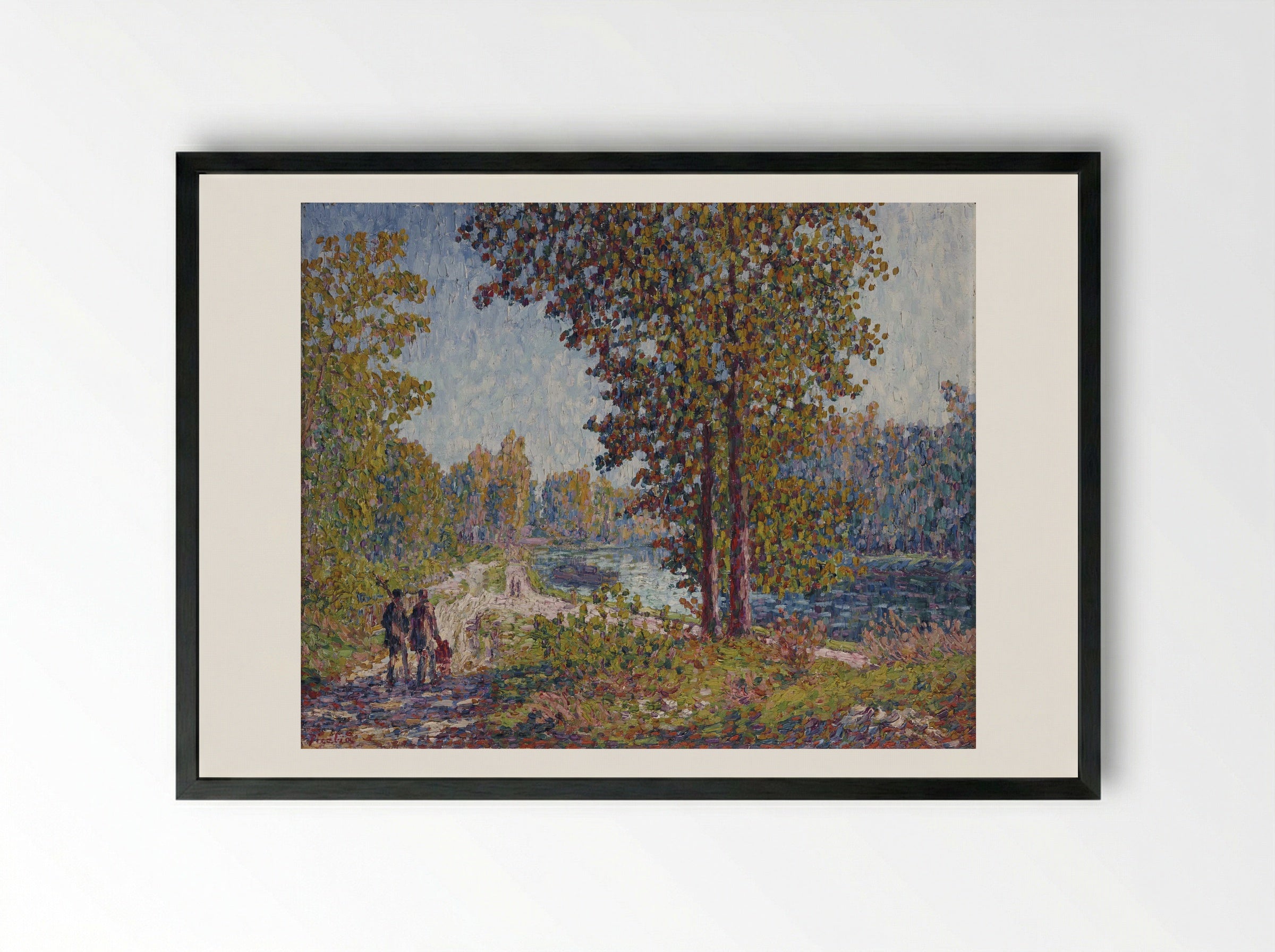 Moret-sur-Loing - Francis Picabia - Framed Print Black