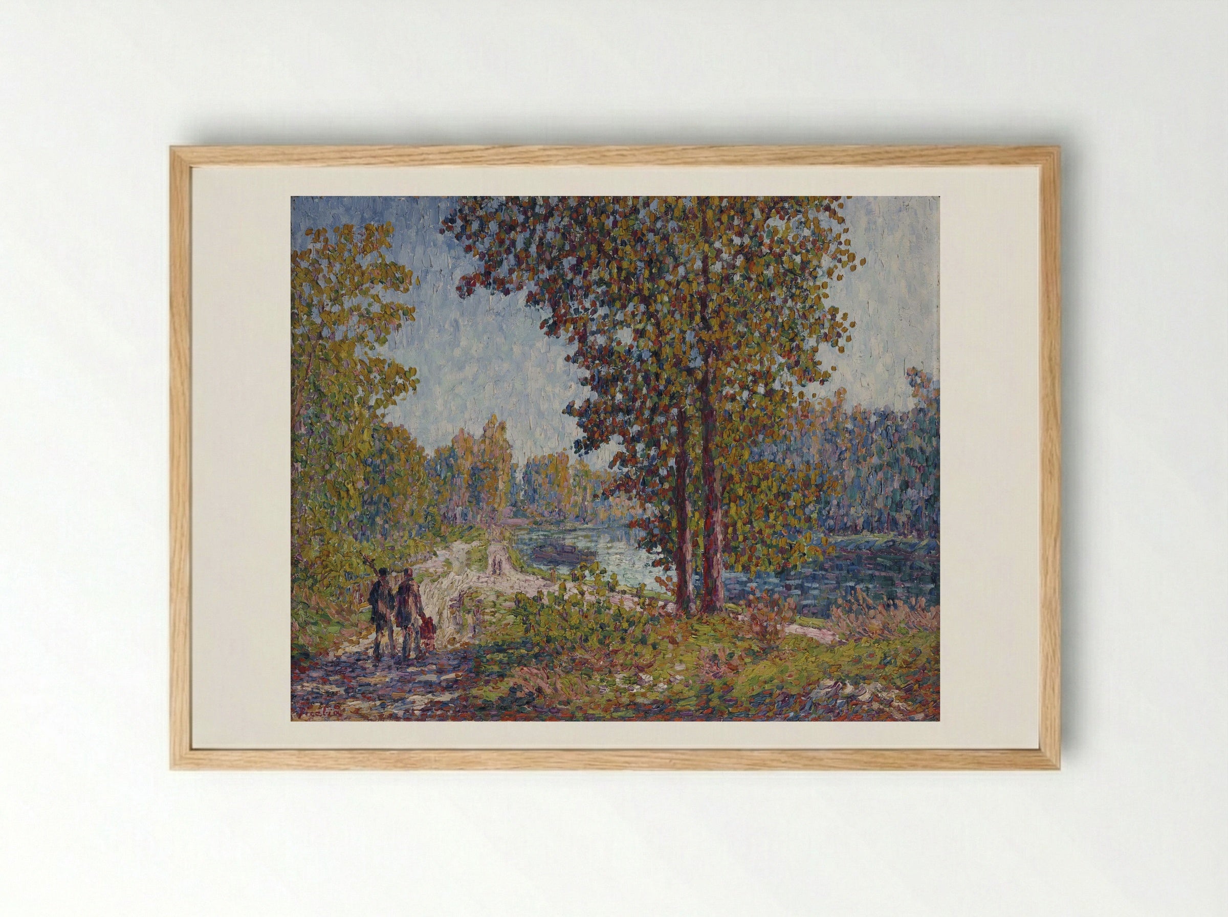 Moret-sur-Loing - Francis Picabia - Framed Print Wood