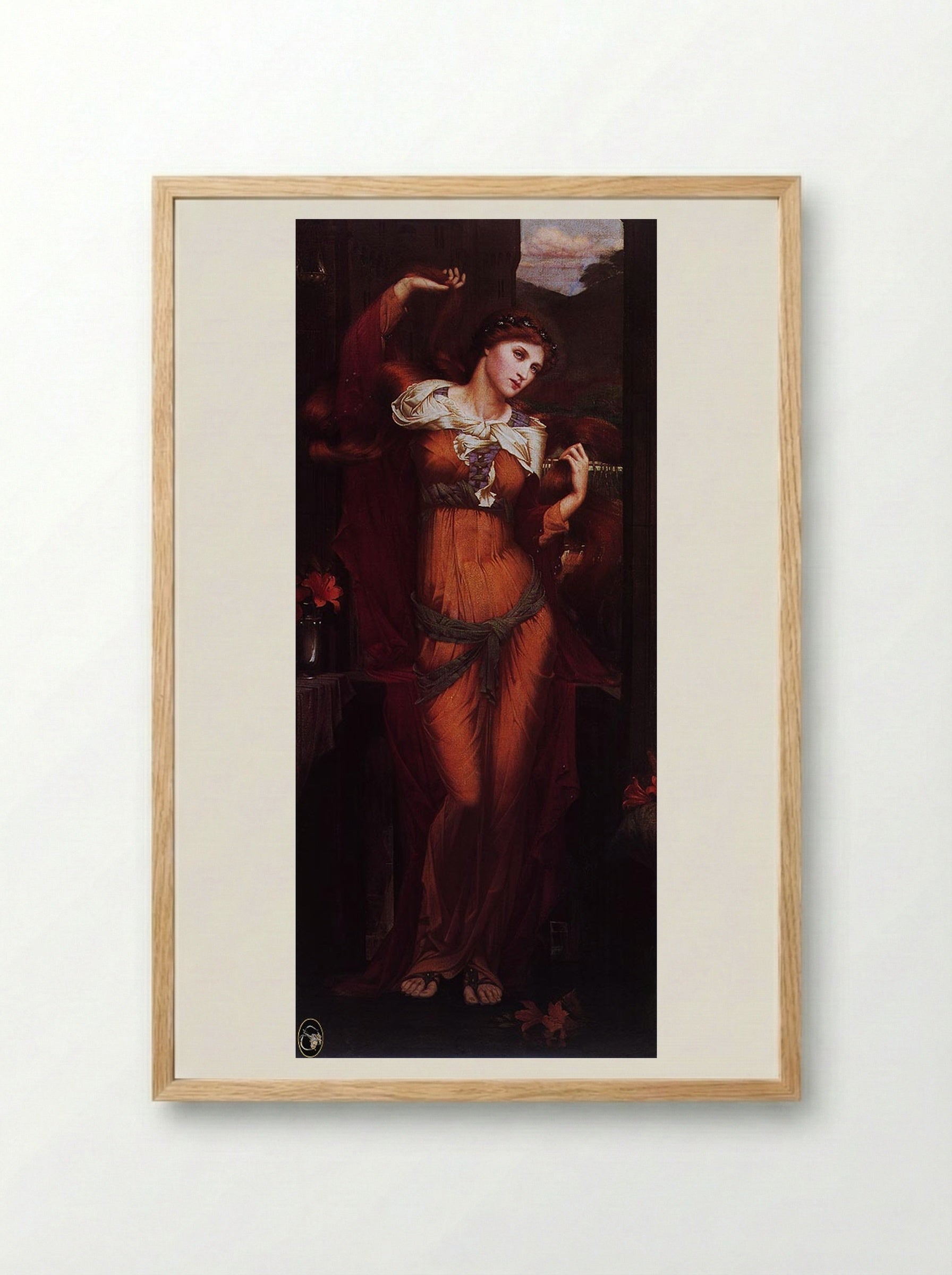 Morgan Le Fay - John Roddam Spencer Stanhope - Framed Print Wood