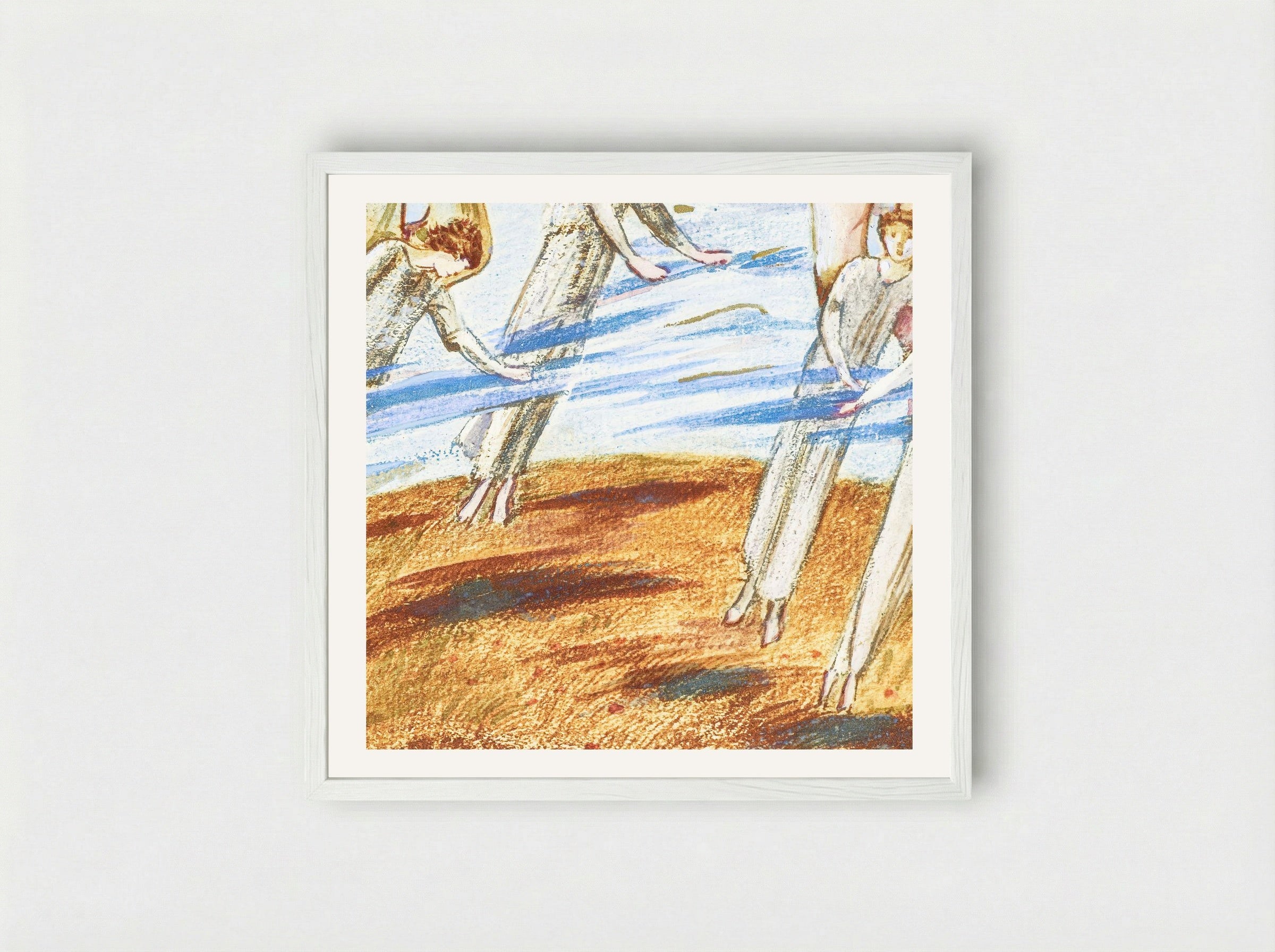 Morning Glories, from The Flower Book - Edward Burne-Jones - Framed Print White
