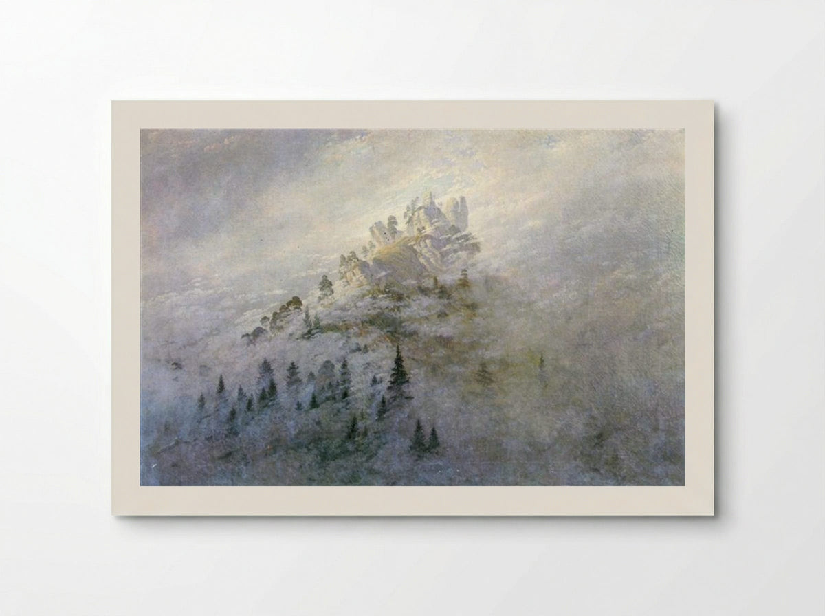 Morning Mist in the Mountains - Caspar David Friedrich - Poster