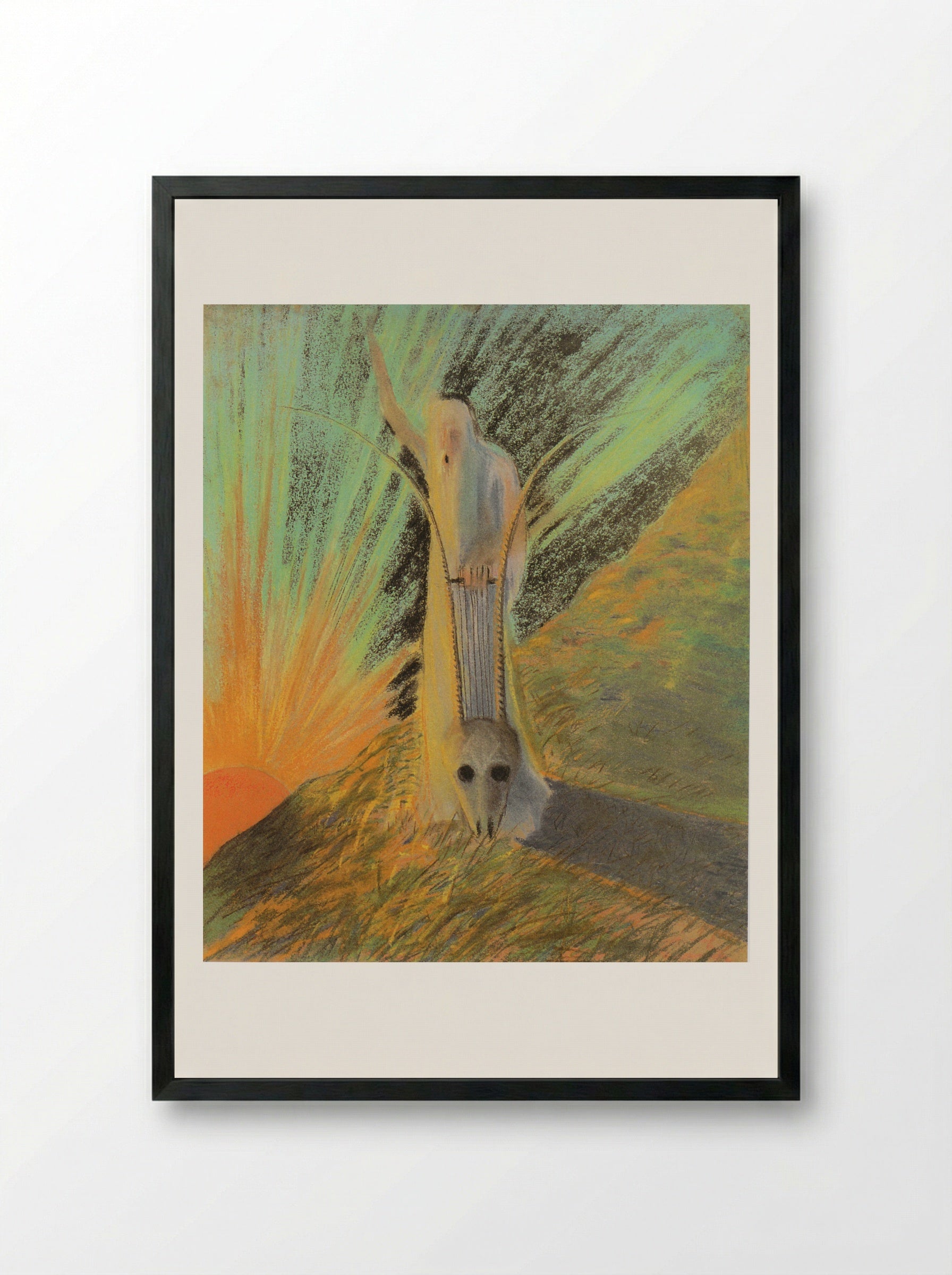 Morning - Mikalojus Konstantinas Čiurlionis - Framed Print Black