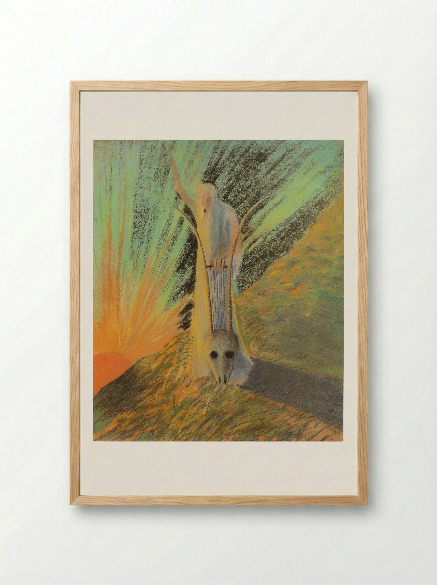 Morning - Mikalojus Konstantinas Čiurlionis - Framed Print Wood