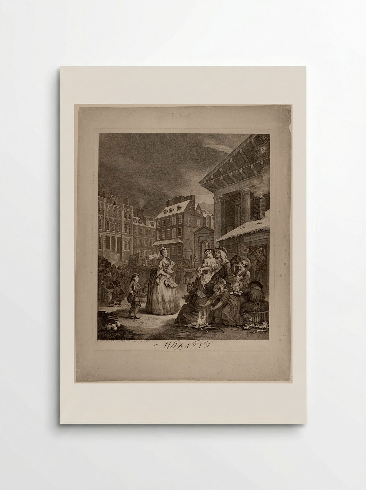 Morning - William Hogarth - Poster