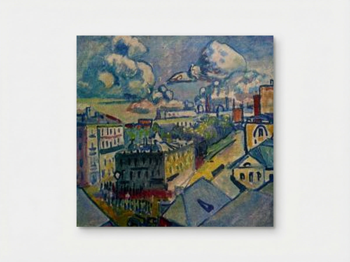 Moscow. Zubovskaya Square. Study - Wassily Kandinsky - Poster