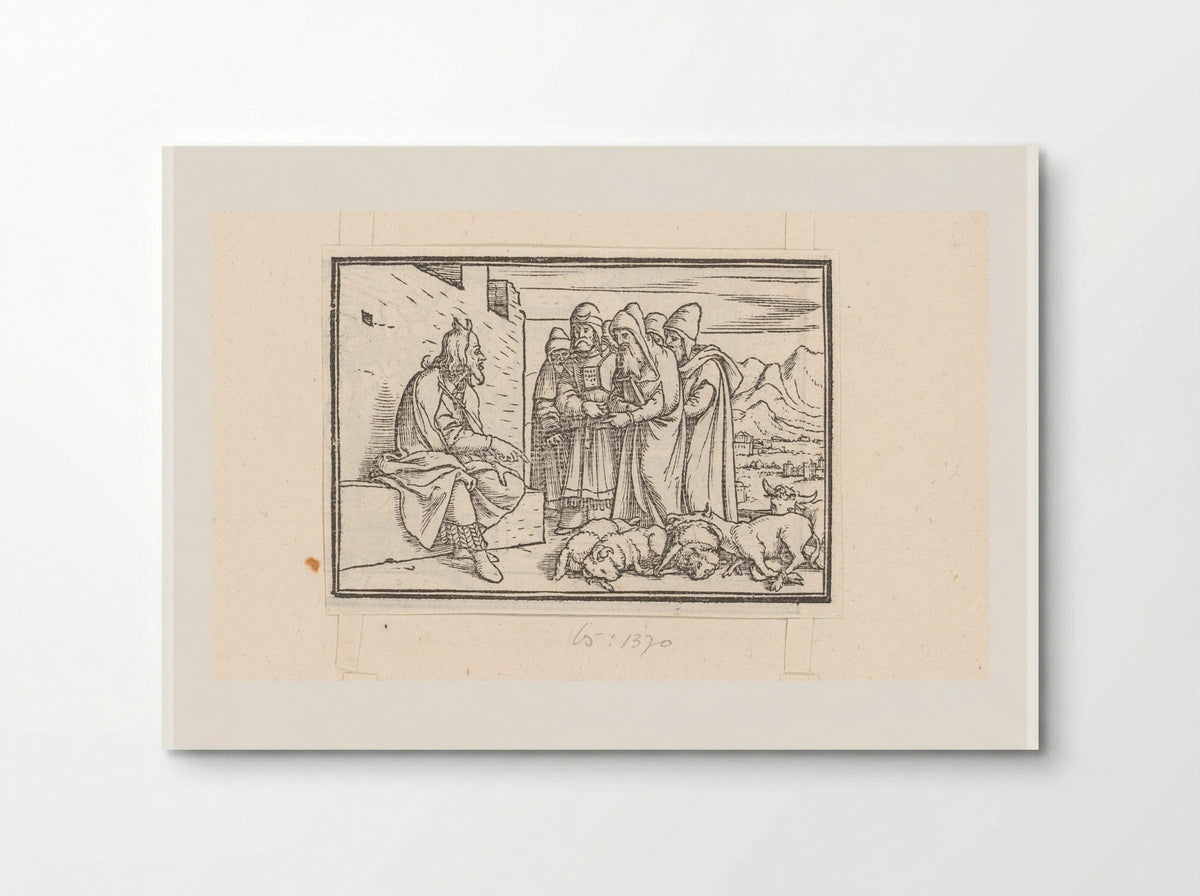 Moses Instructing the Priests - Veit Rudolf Specklin - Poster