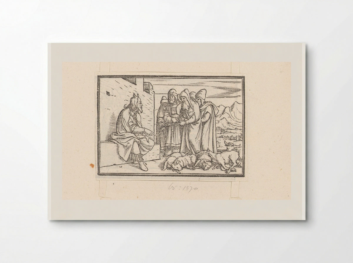 Moses Instructing the Priests - Veit Rudolf Specklin - Poster
