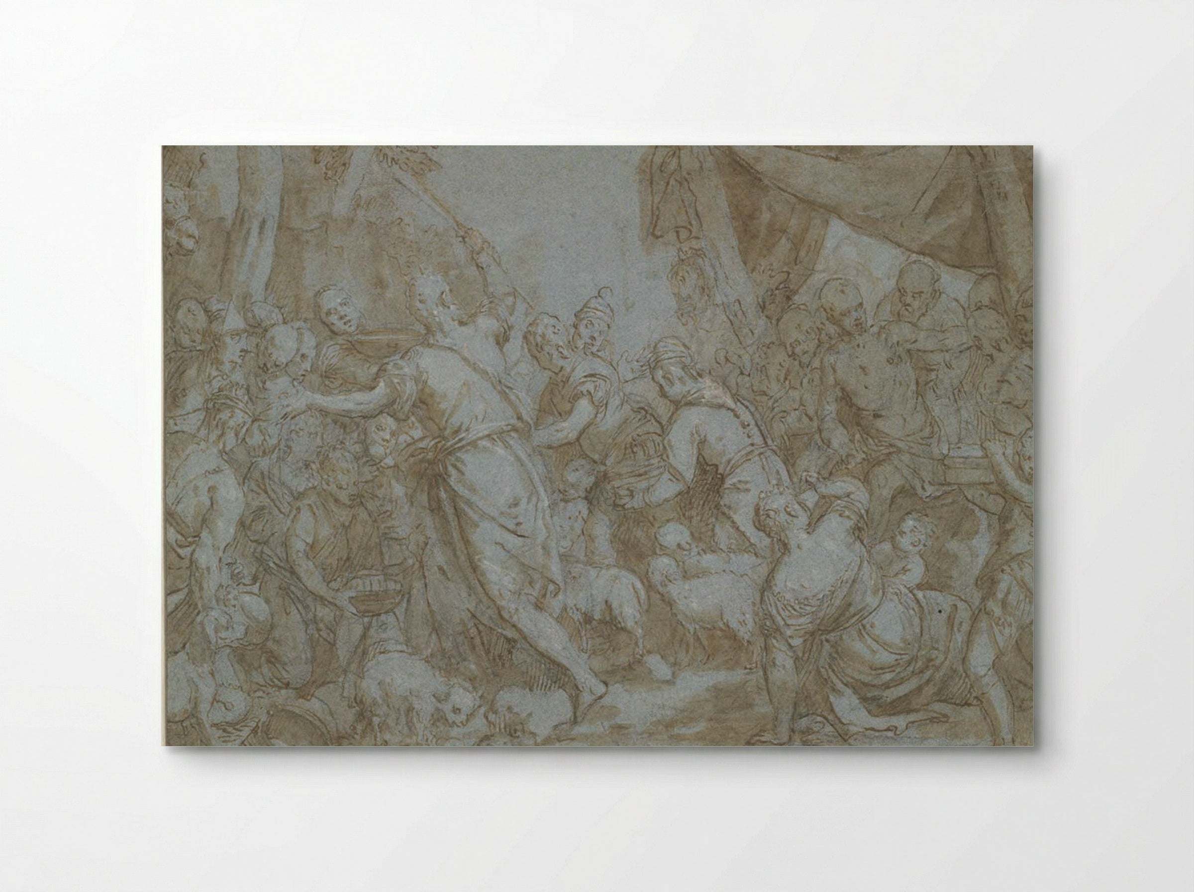 Moses Striking the Rock - Carletto Caliari - Poster