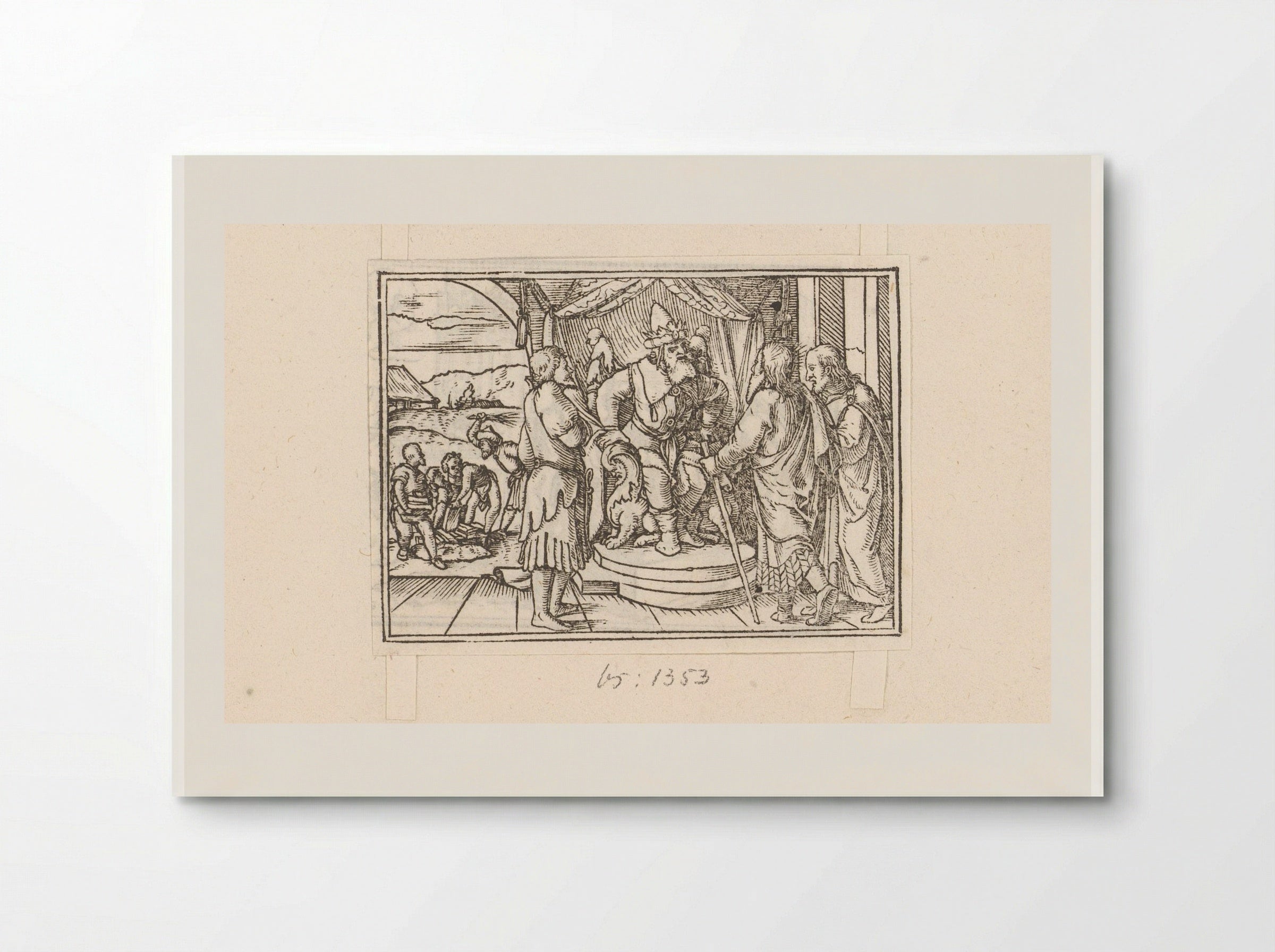 Moses and Aaron Before Pharaoh - Veit Rudolf Specklin - Poster