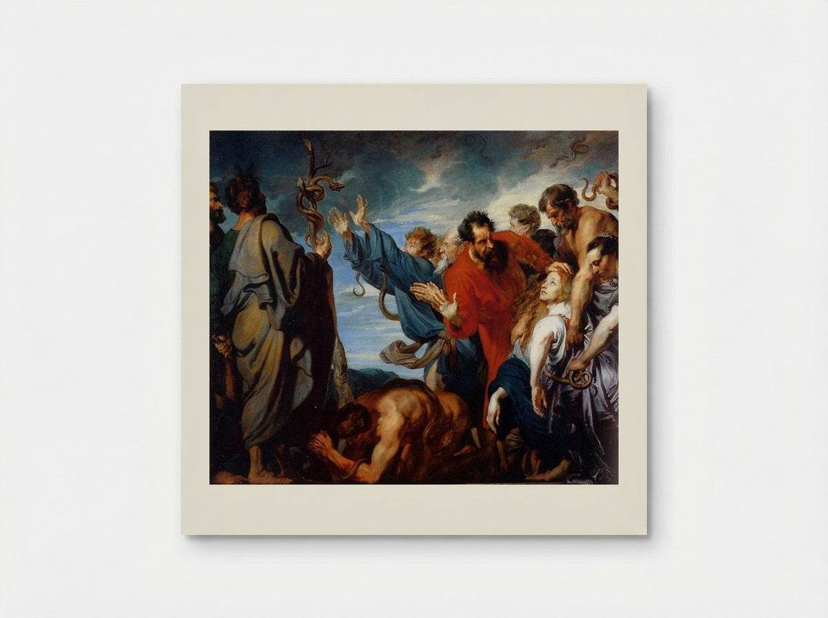 Moses and the Brazen Serpent - Anthony van Dyck - Poster