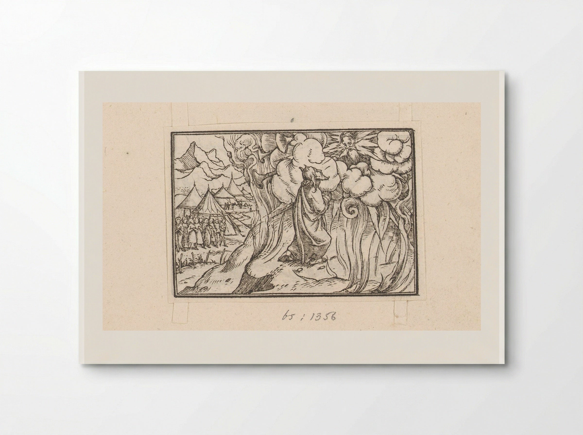 Moses on Mount Sinai - Veit Rudolf Specklin - Poster