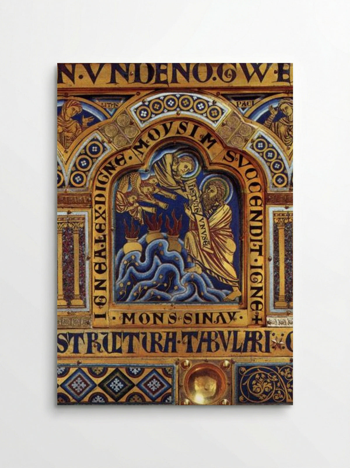 Moses on Mount Sinai - Nicholas of Verdun - Poster