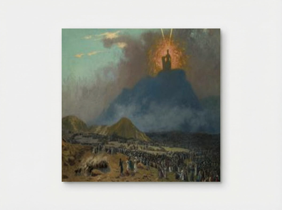 Moses on Mount Sinai - Jean-Léon Gérôme - Poster