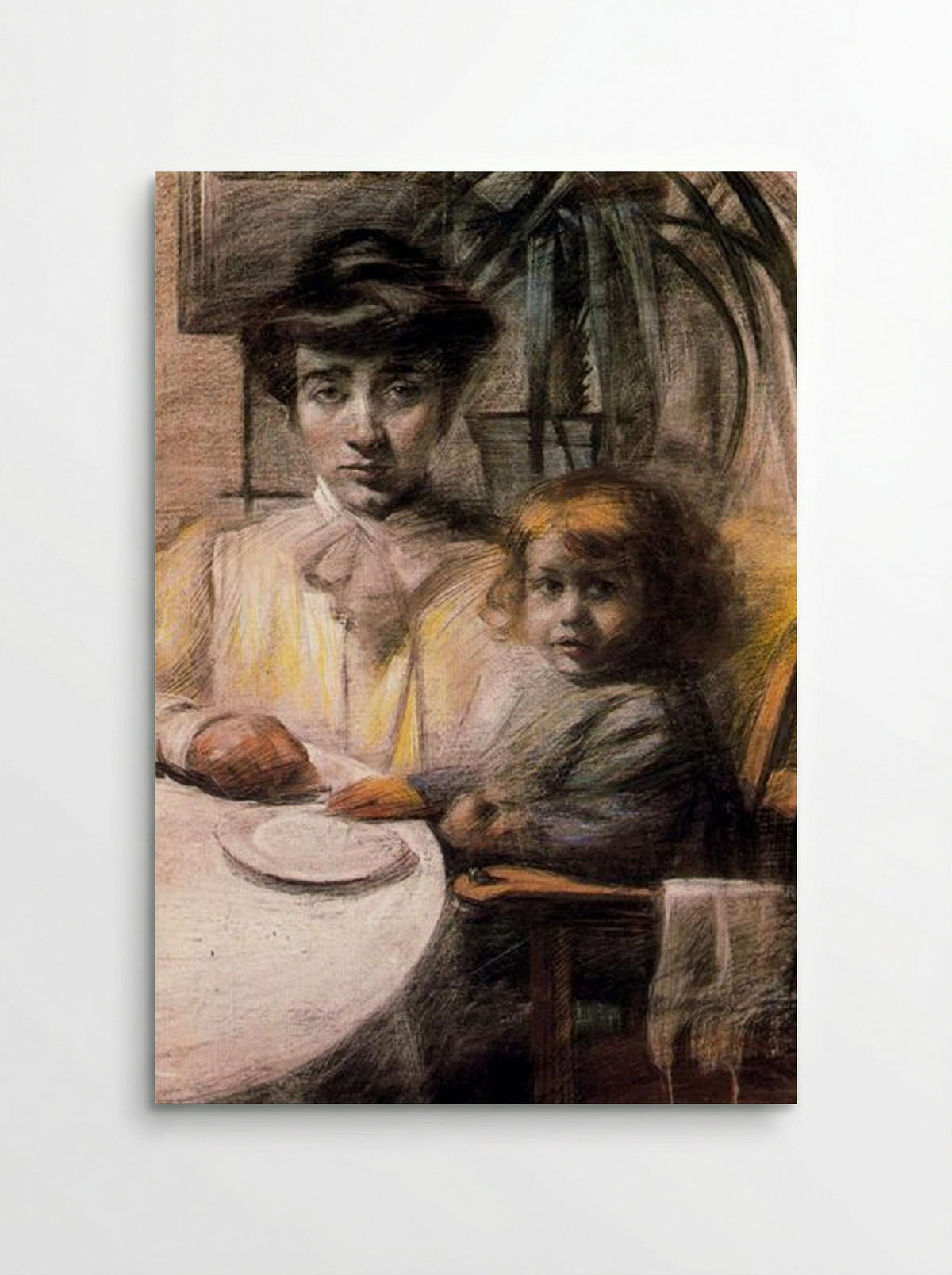 Mother and Child - Umberto Boccioni - Poster