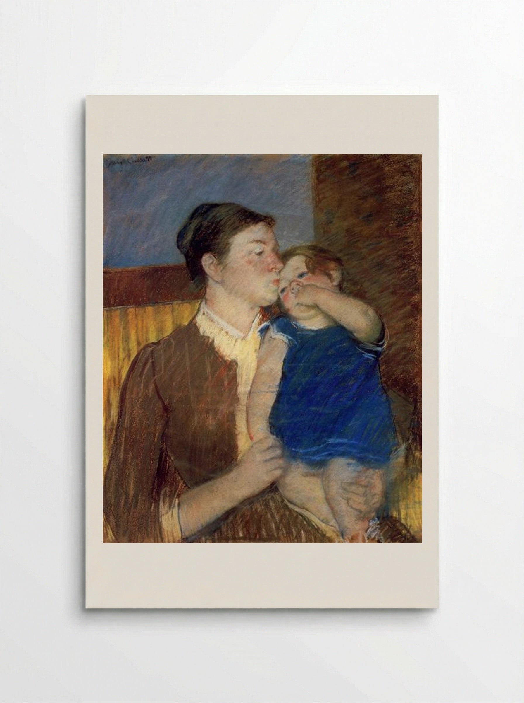 Mother's Goodnight Kiss - Mary Cassatt - Poster