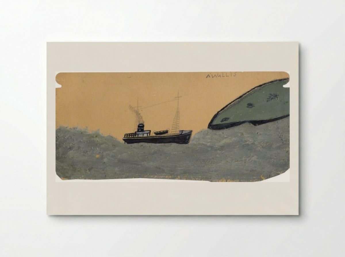 Motor Vessel near Land - Alfred Wallis - Poster
