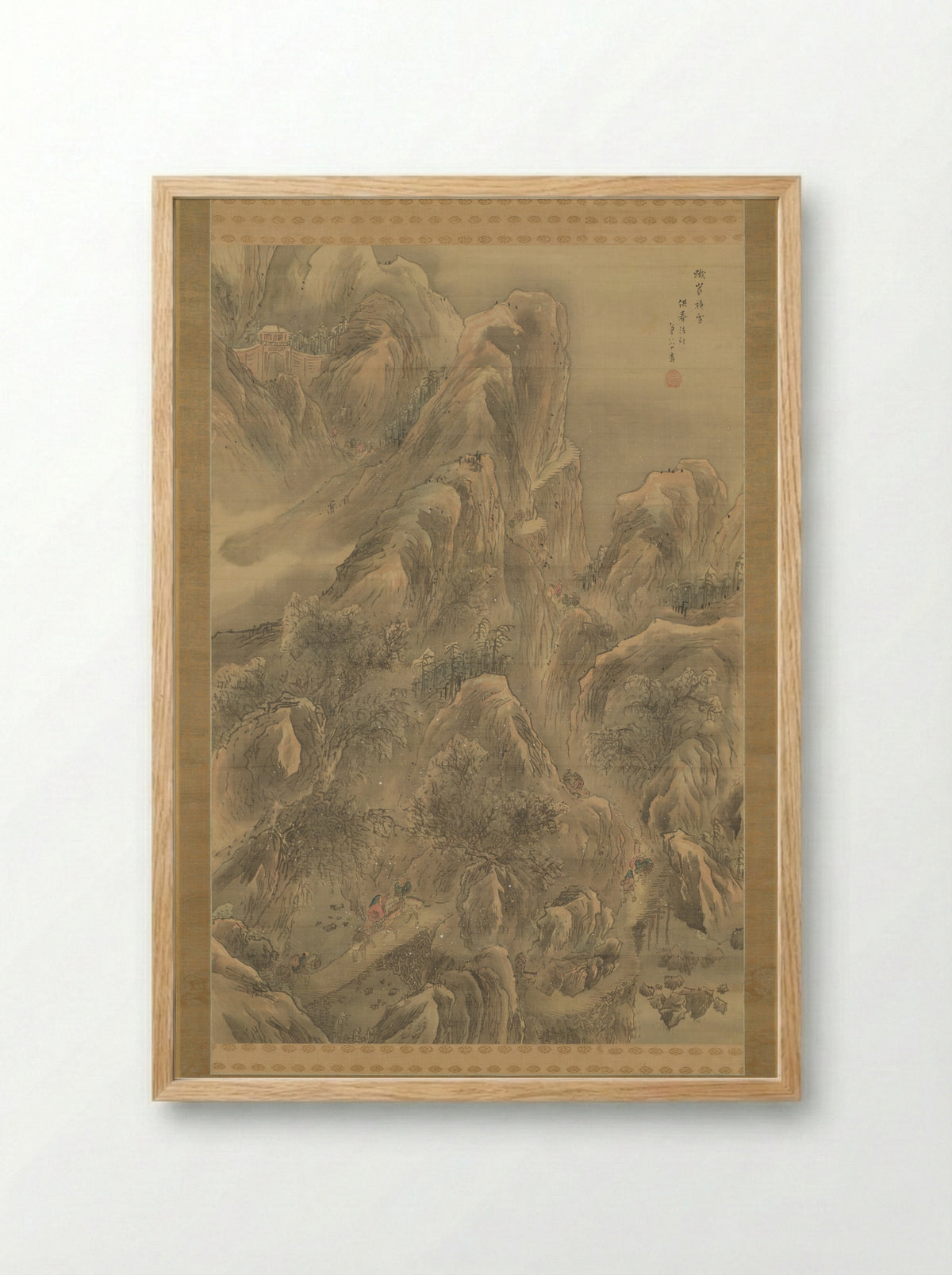 Mount Emei - Yokoi Kinkoku - Framed Print Wood