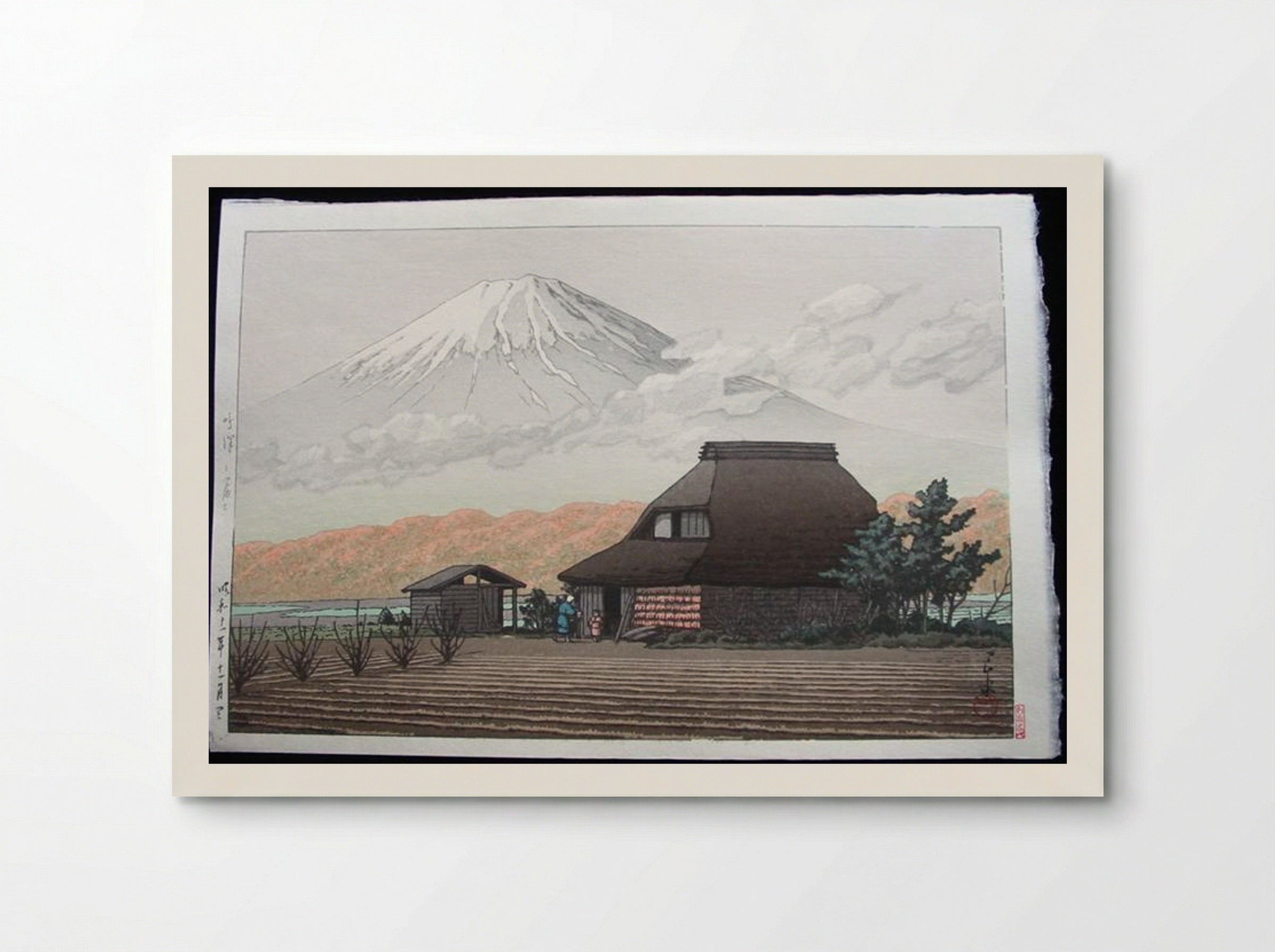 Mount Fuji from Narusawa in Autumn - Hasui Kawase - Poster