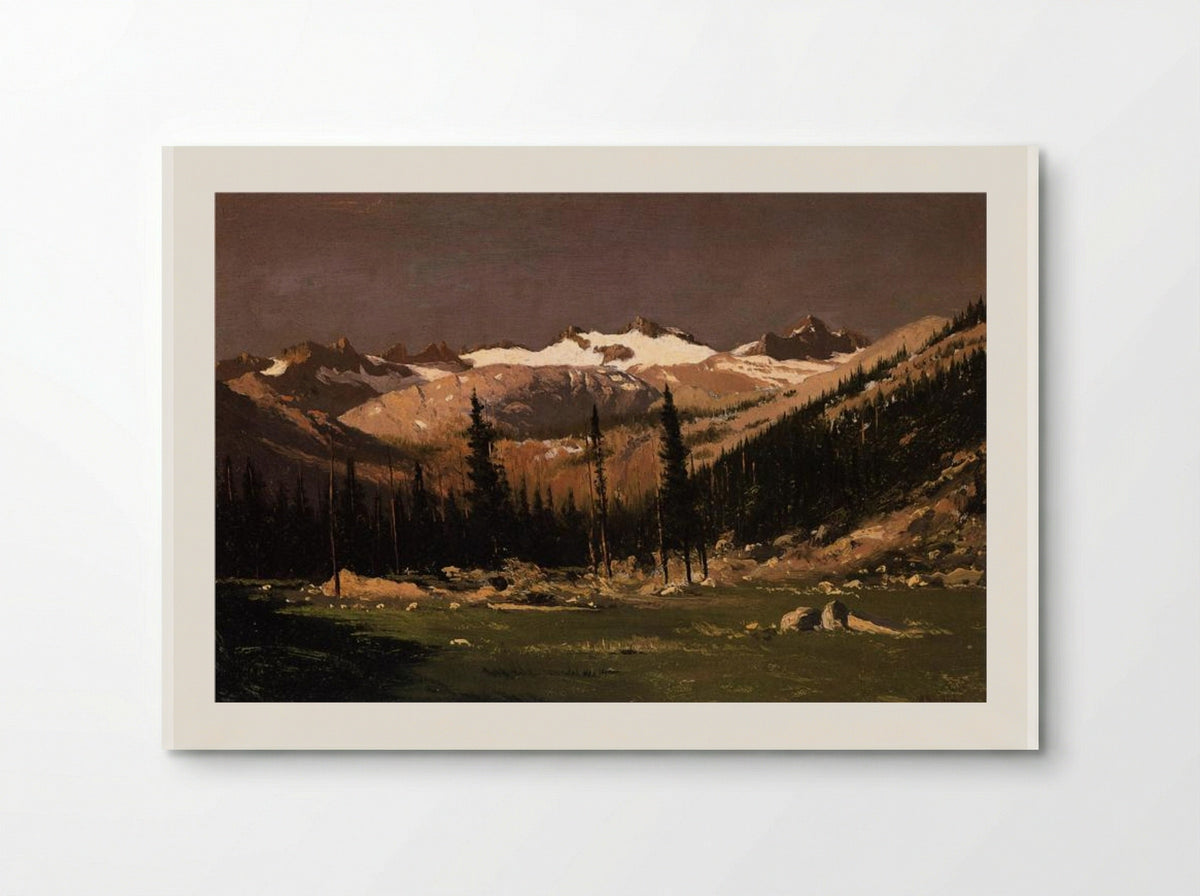 Mount Lyell above Yosemite - William Bradford - Poster
