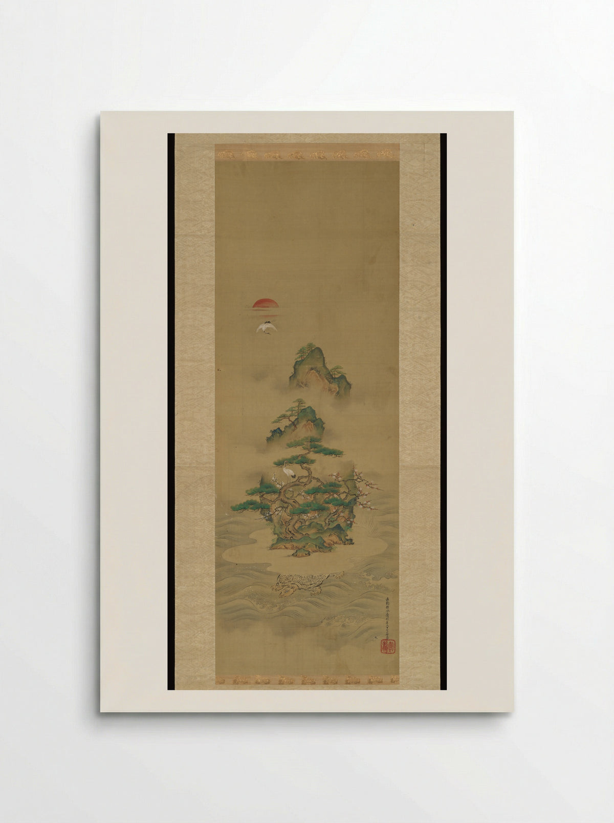 Mount Penglai with Eight Views of Xiao and Xiang - Kano Tansui Moritsune - Poster