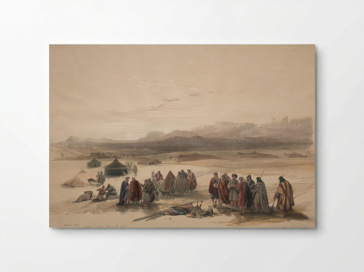 Mount Seir, Wady el Ghor - David Roberts - Poster