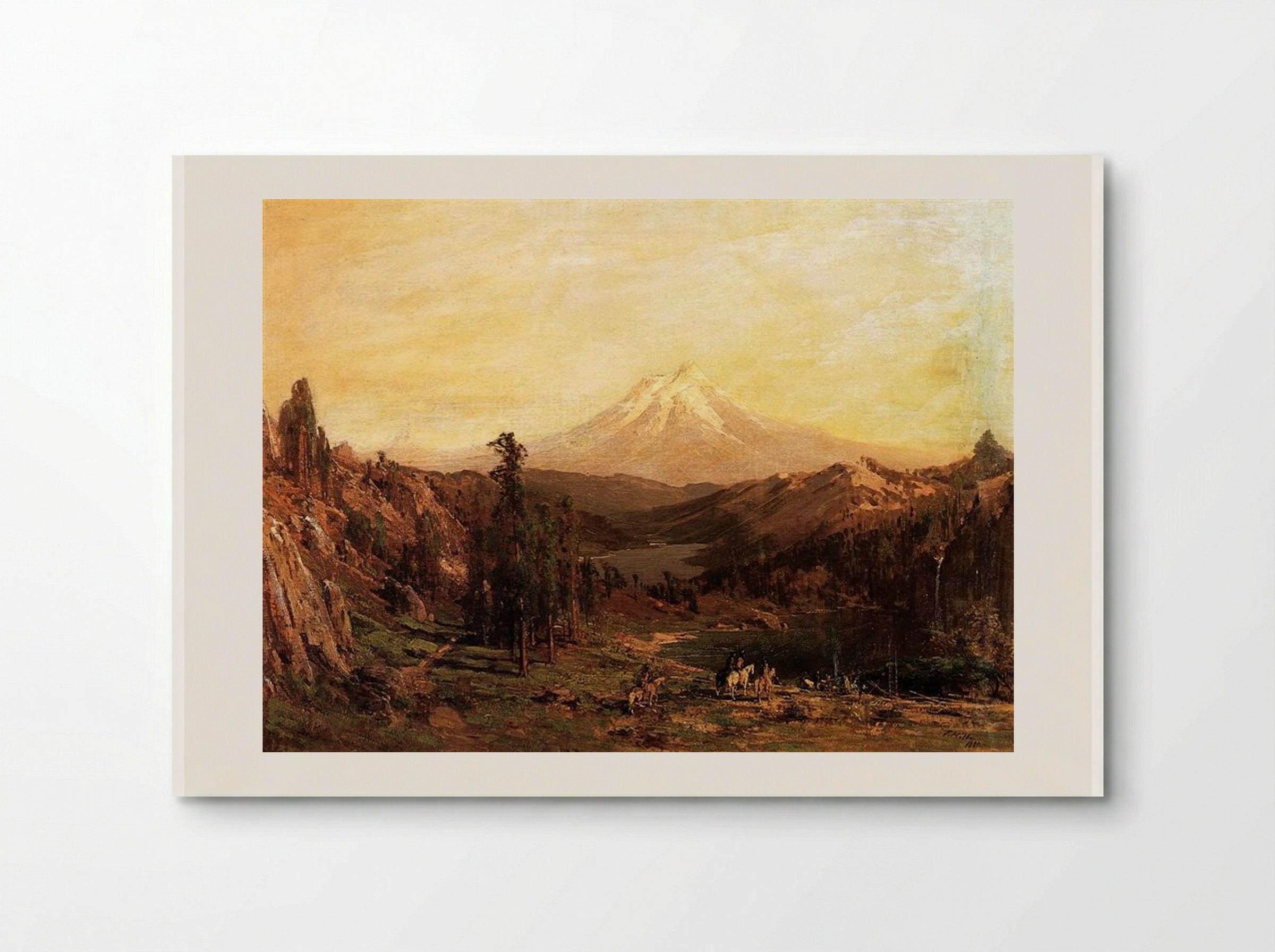 Mount Shasta and Castle Lake, California - Thomas Hill - Poster