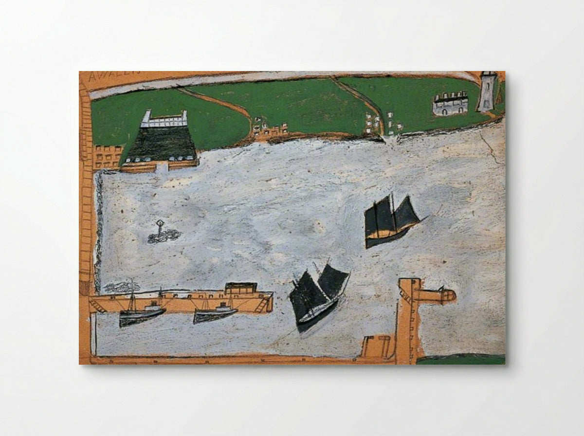 Mount's Bay with St Michael's Mount, Cornwall - Alfred Wallis - Poster