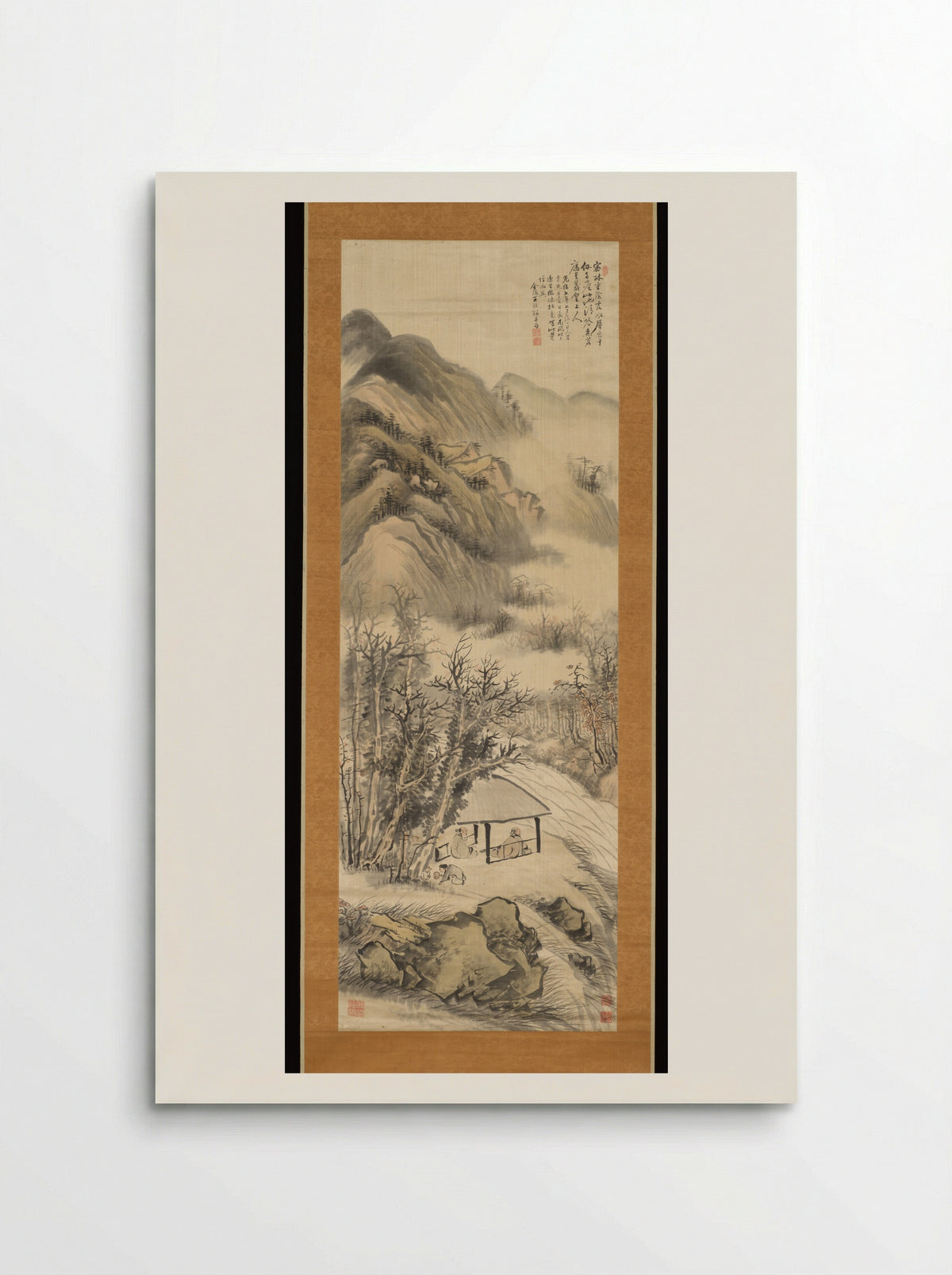 Mountain Retreat - Wang Yin - Poster