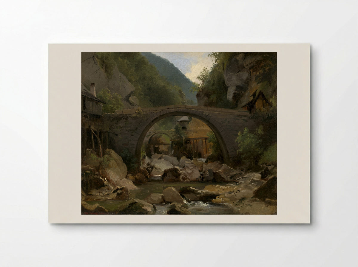 Mountain Stream in the Auvergne - Théodore Rousseau - Poster