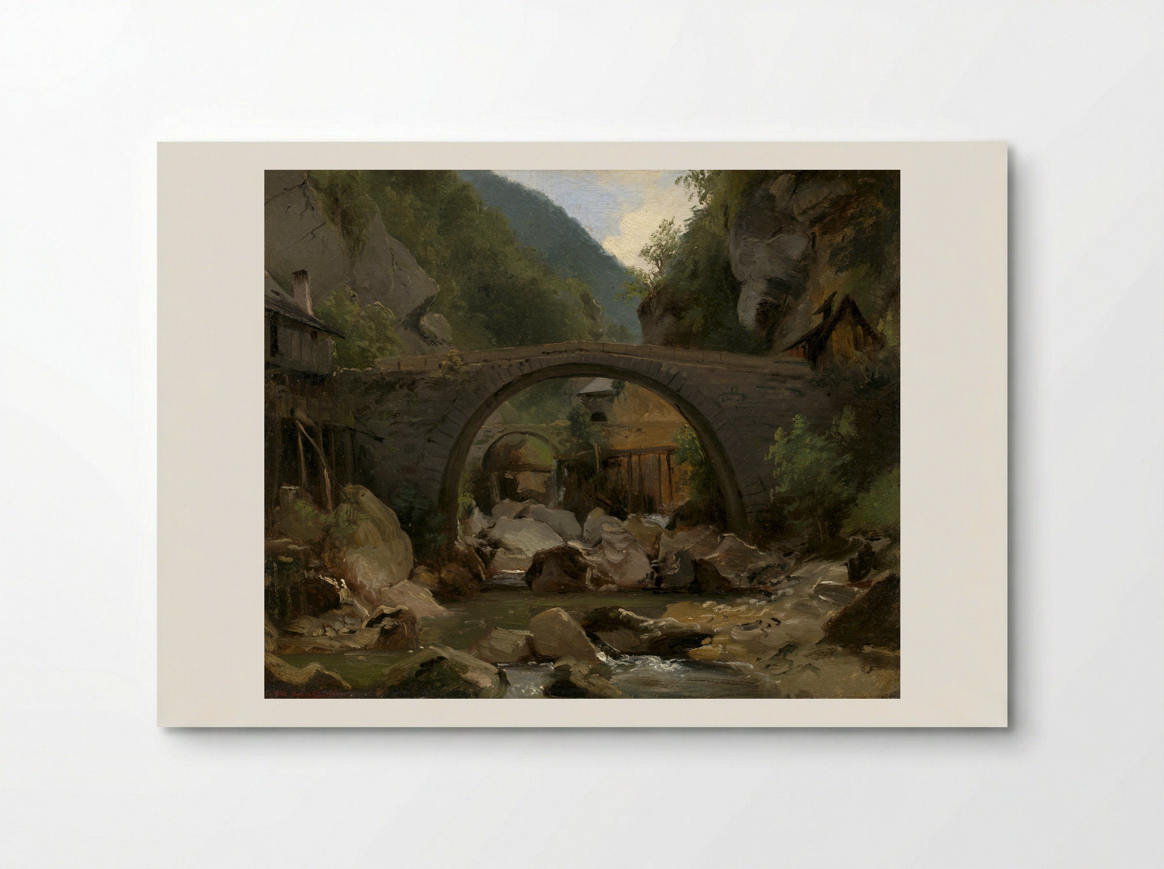 Mountain Stream in the Auvergne - Théodore Rousseau - Poster